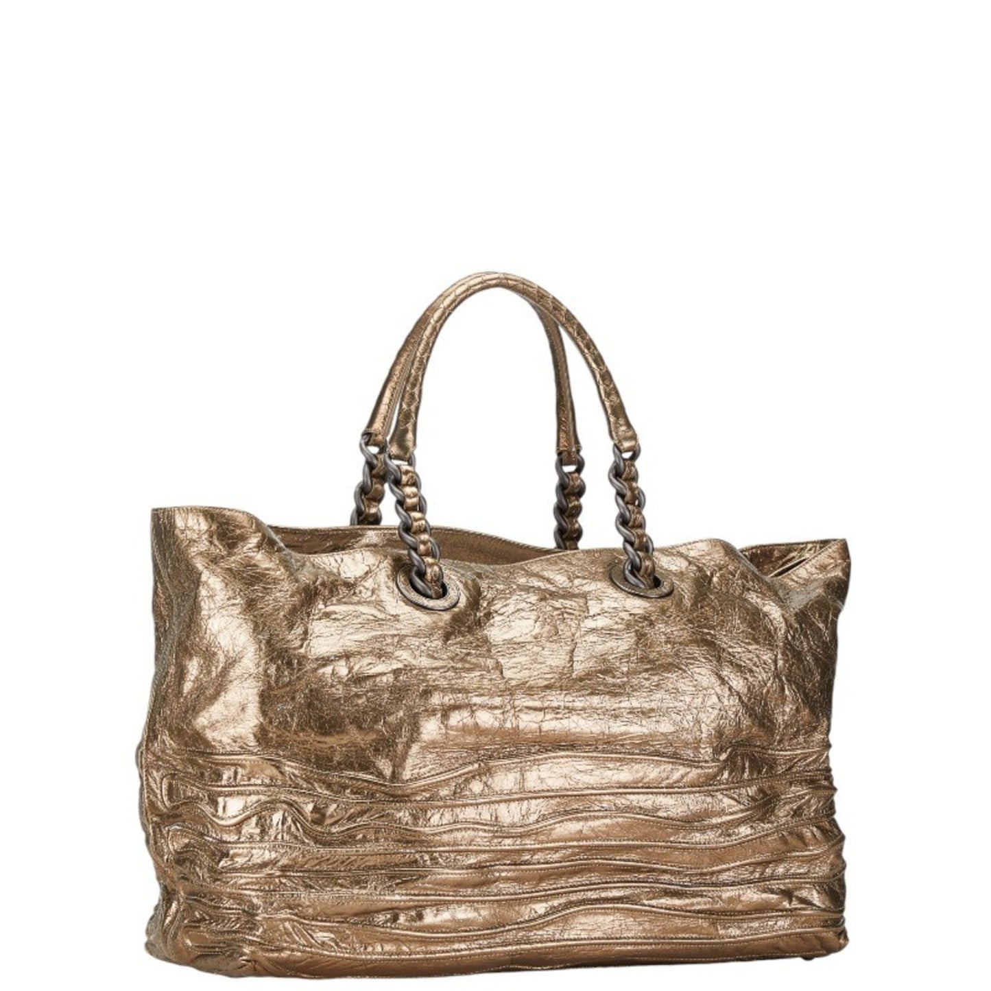 Bottega Veneta, Gold, Leather, tote