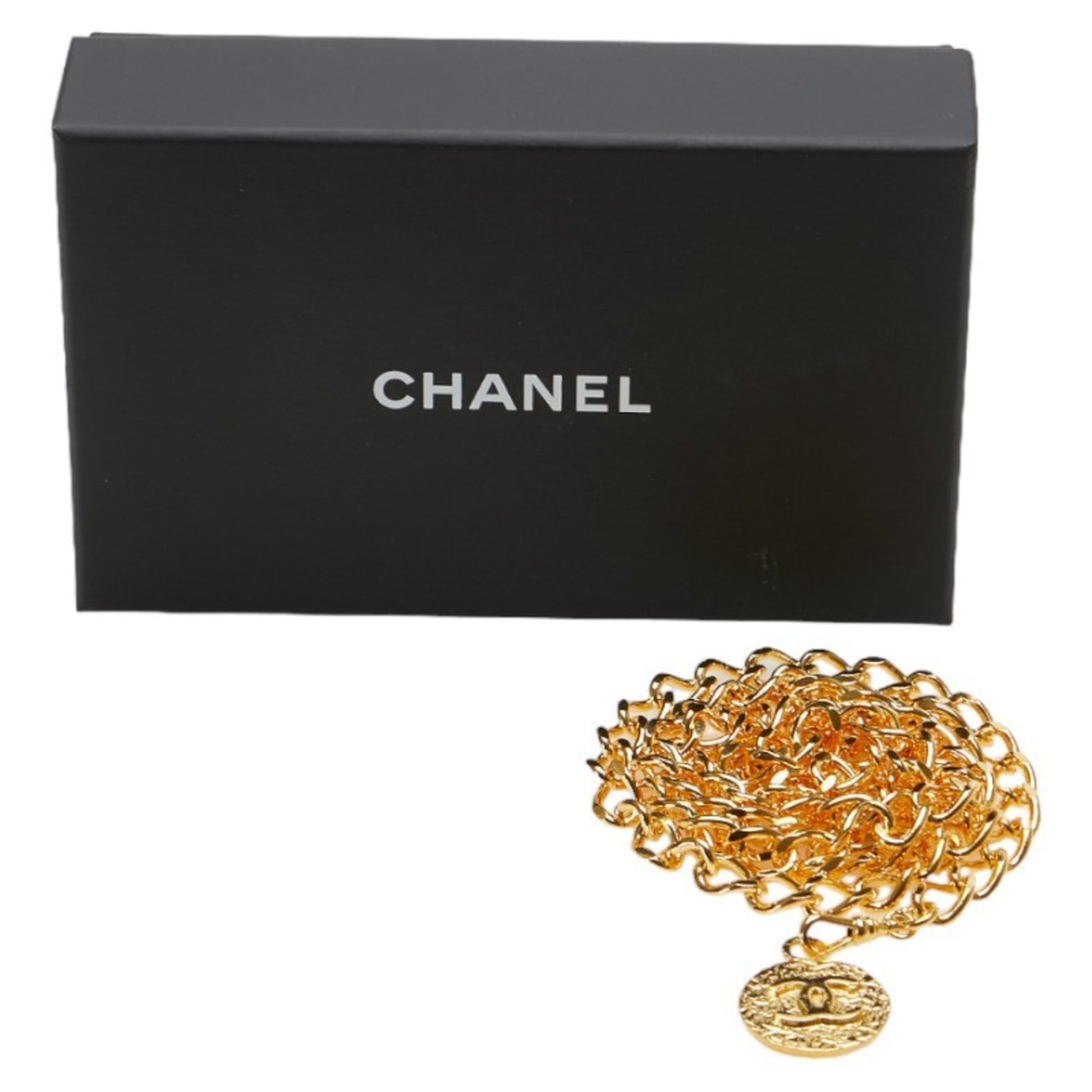 Chanel Coco Mark, Gold, Gold Plated, belt