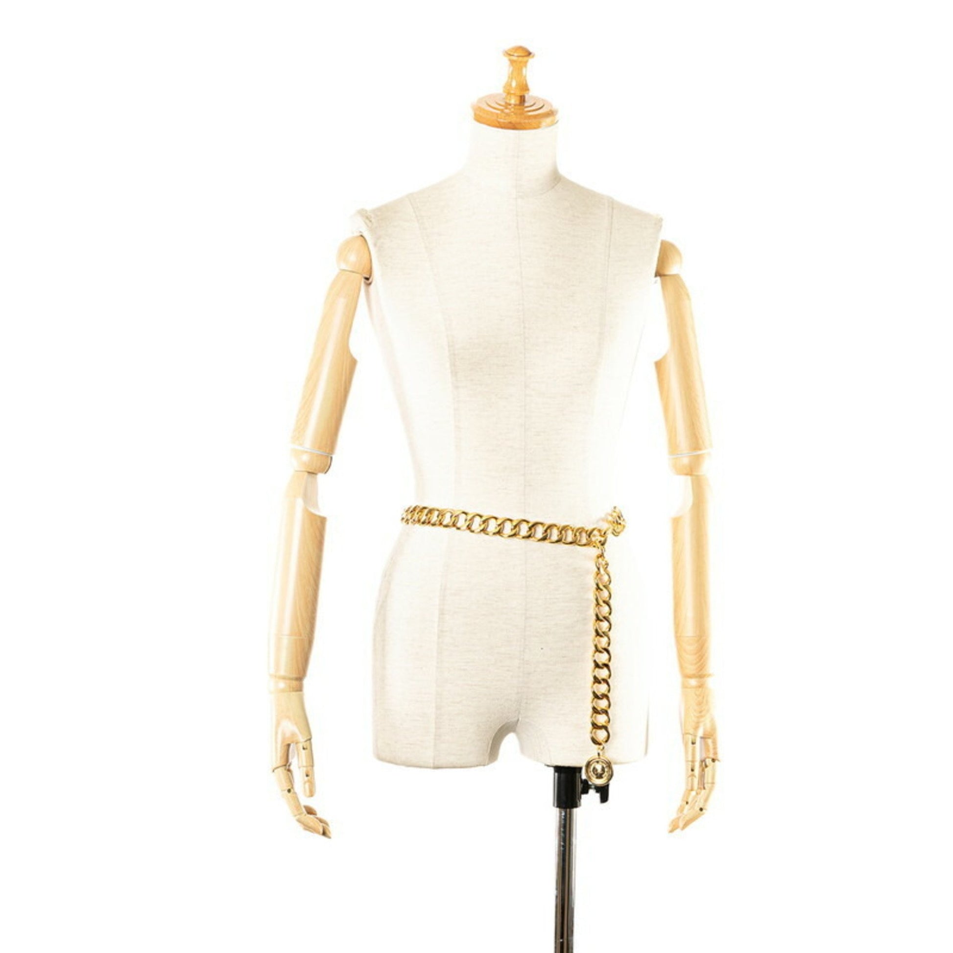 Chanel Coco Mark, Gold, Gold Plated, belt