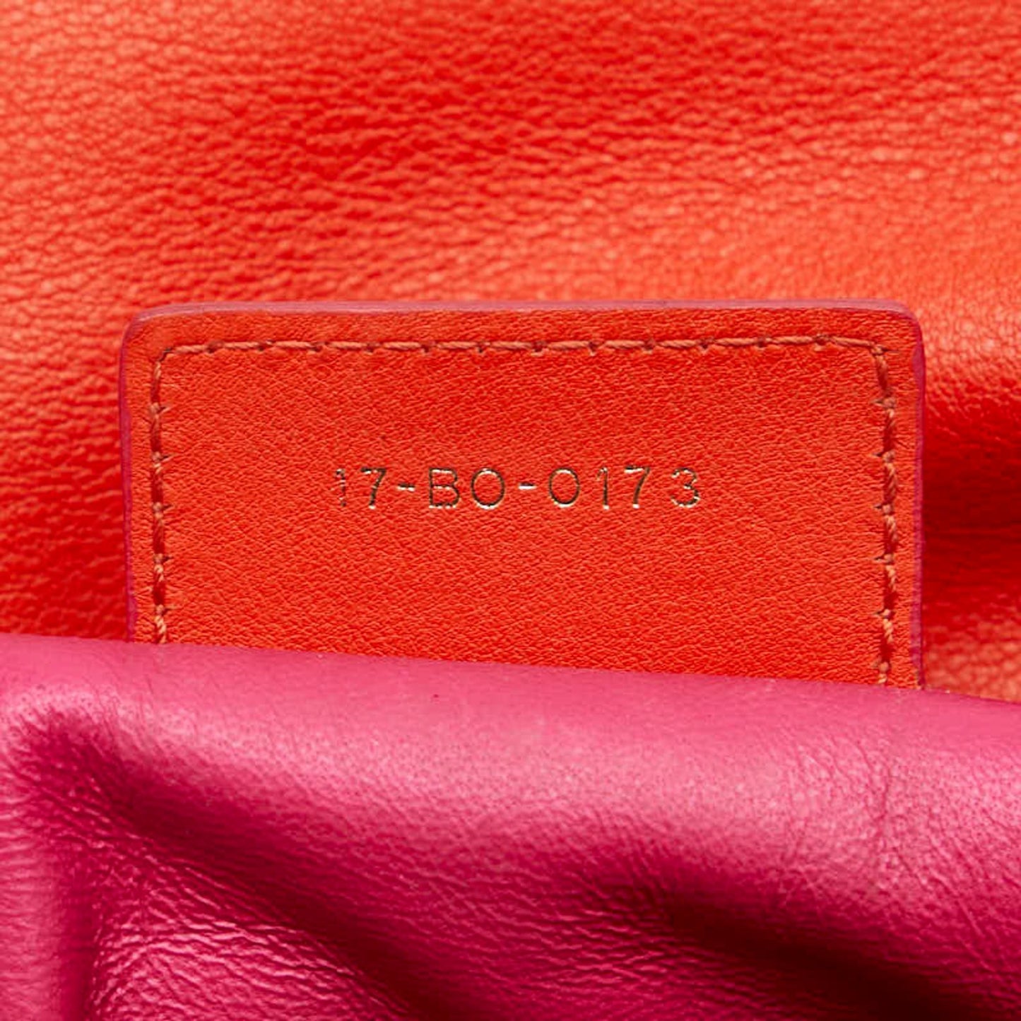 Dior, Orange, Leather, shoulder