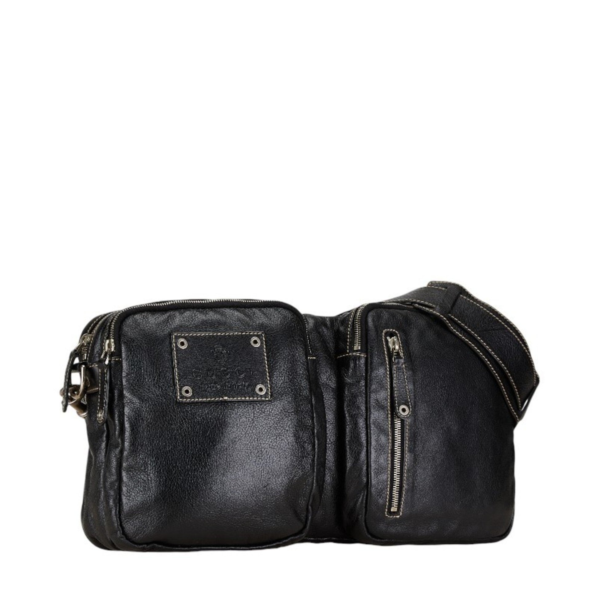 Gucci --, Black, Leather, shoulder