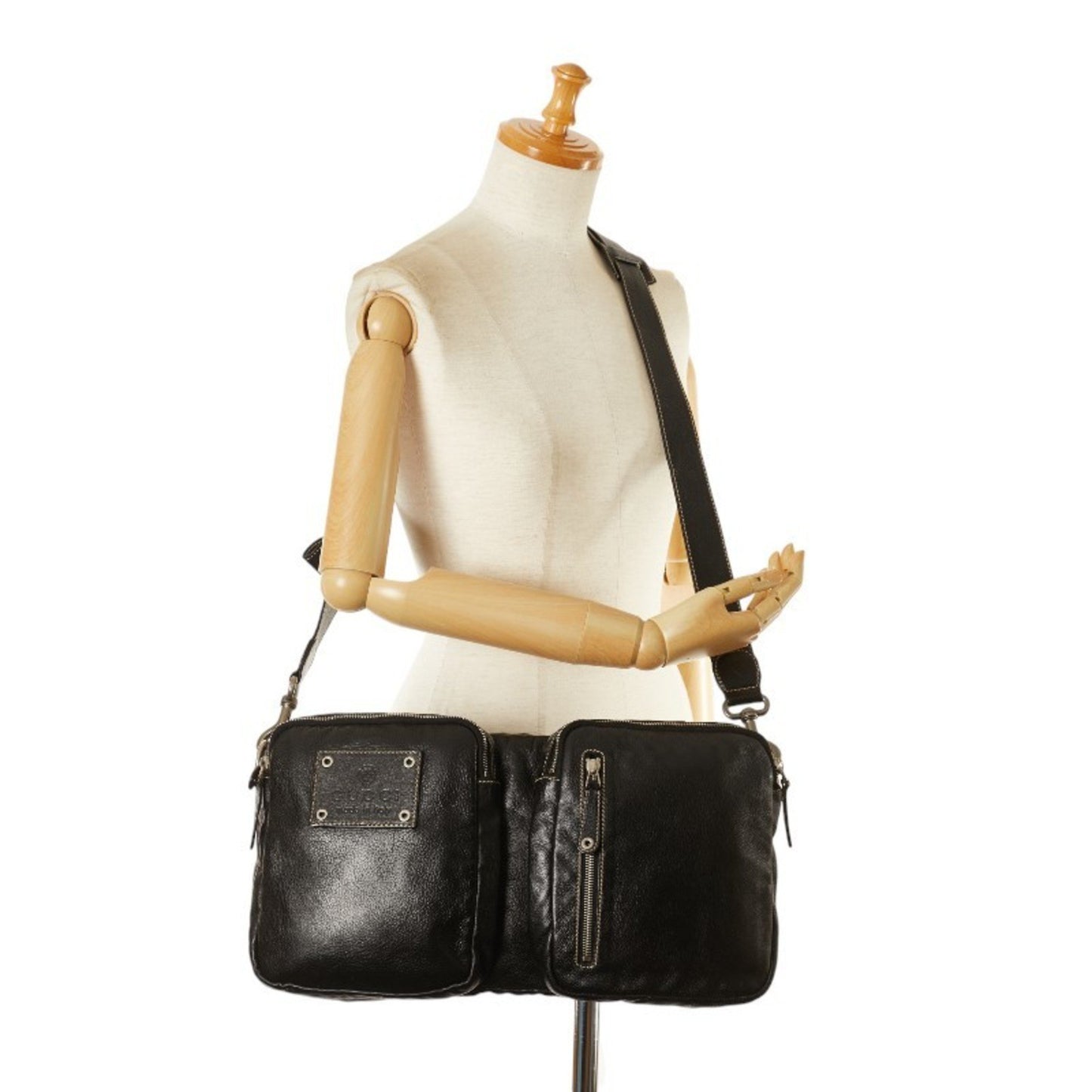 Gucci --, Black, Leather, shoulder