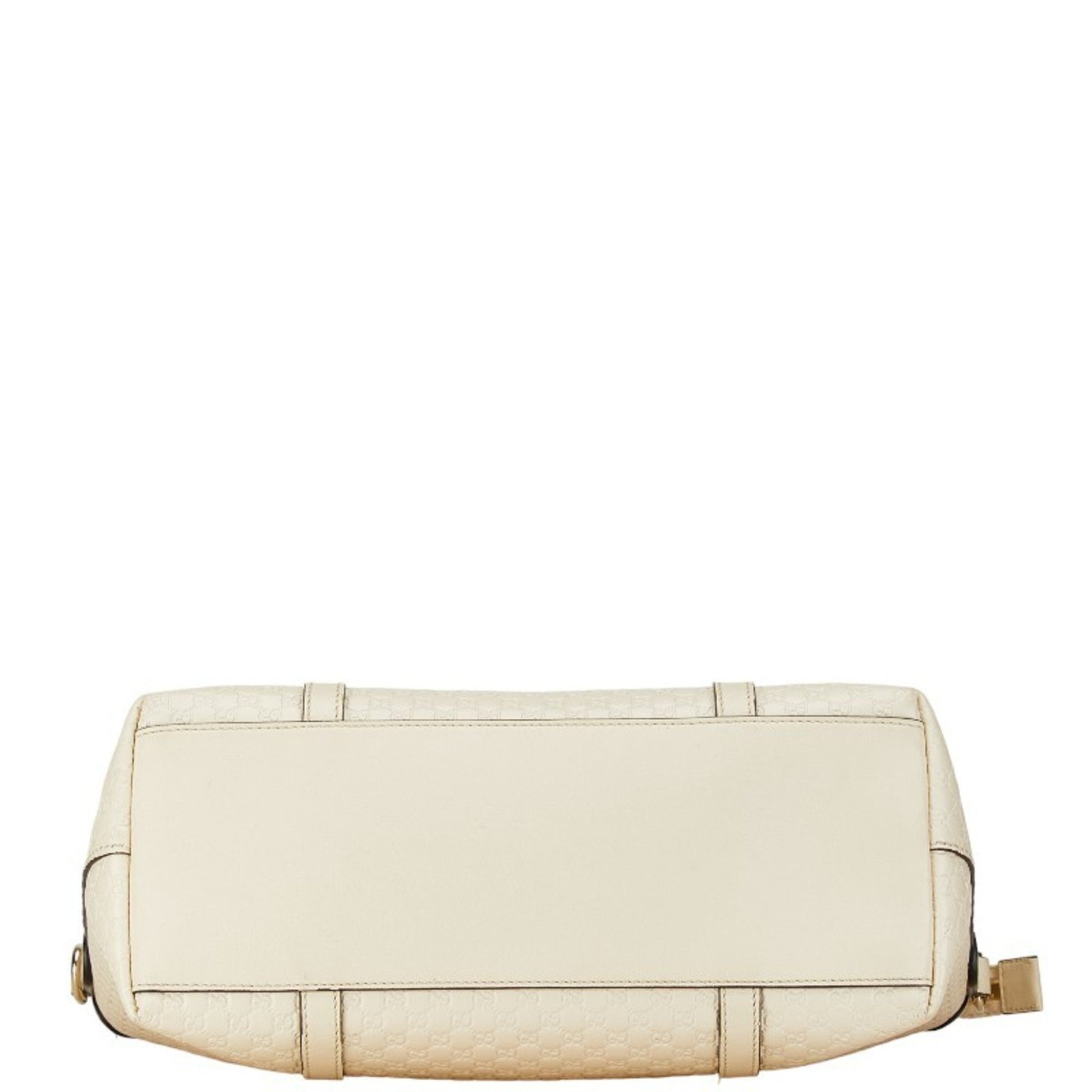 Gucci Micro guccissima, White, Leather, shoulder