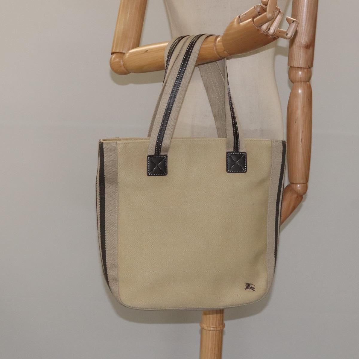 Burberry Blue Label Canvas, Beige, Canvas, Tote Bag