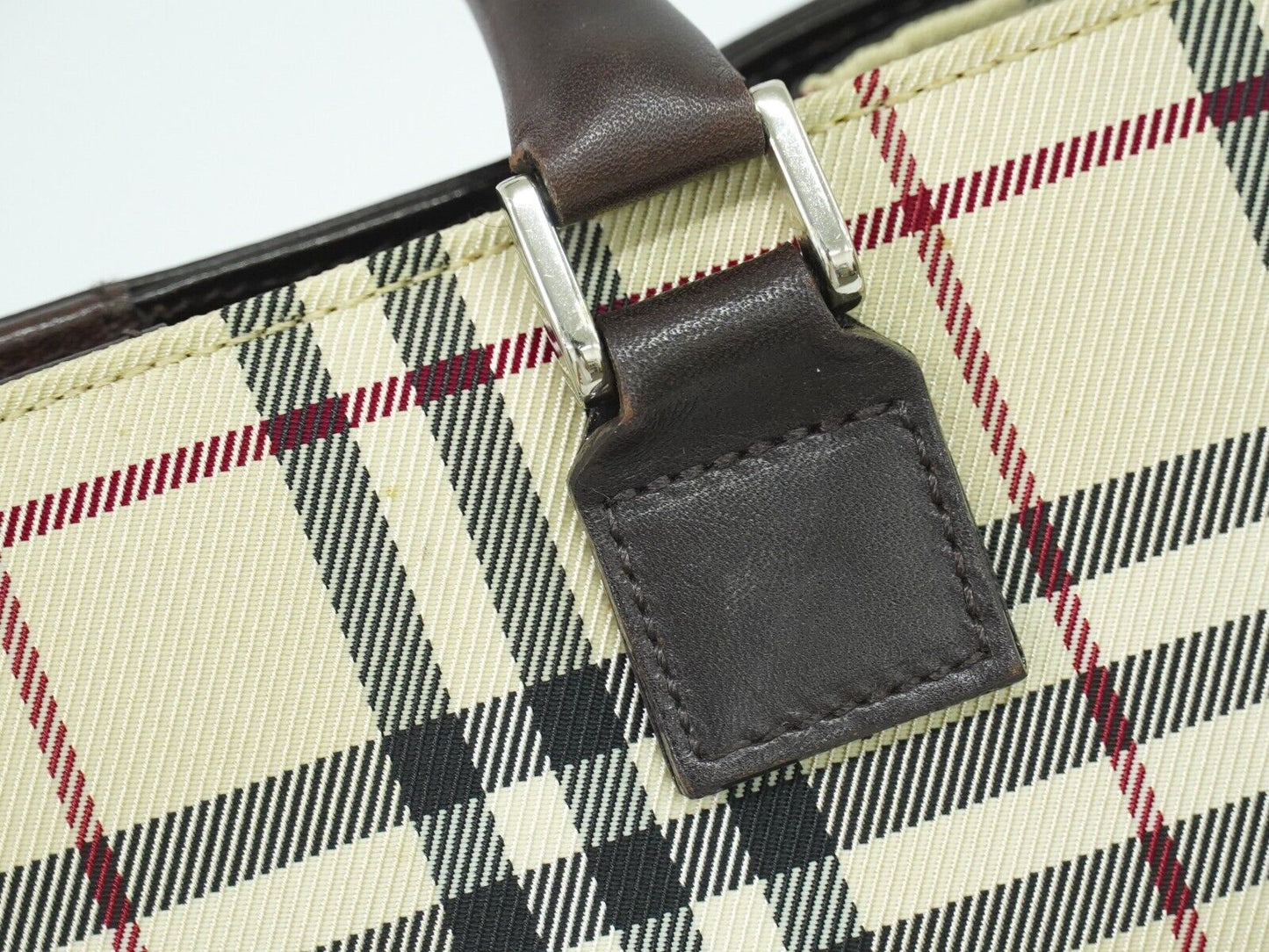 Burberry Nova Check, Beige, Canvas, tote