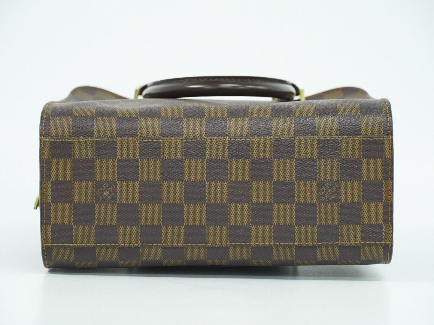 Louis Vuitton Triana, Brown, Canvas, handbag