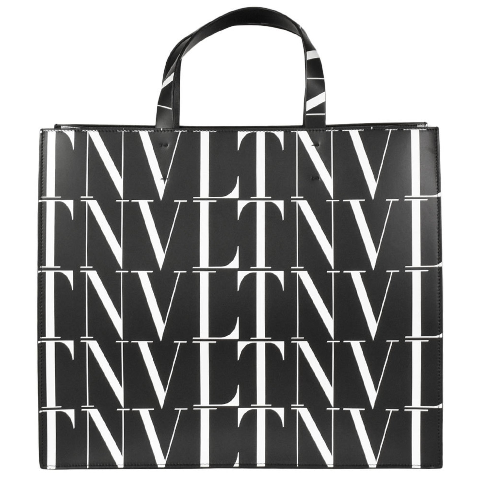 Valentino Garavani VLTN, Black, Leather, tote