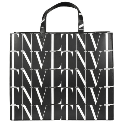 Valentino Garavani VLTN, Black, Leather, tote