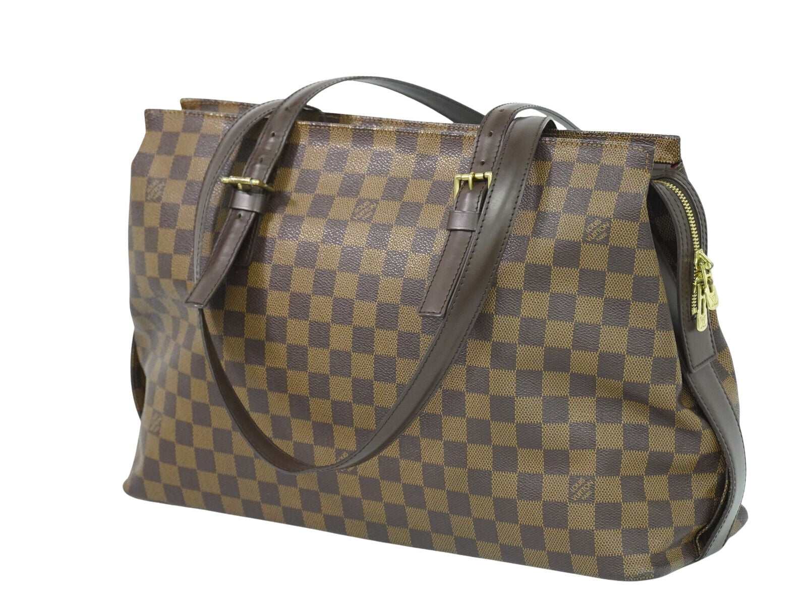 Louis Vuitton Chelsea, Brown, Canvas, tote