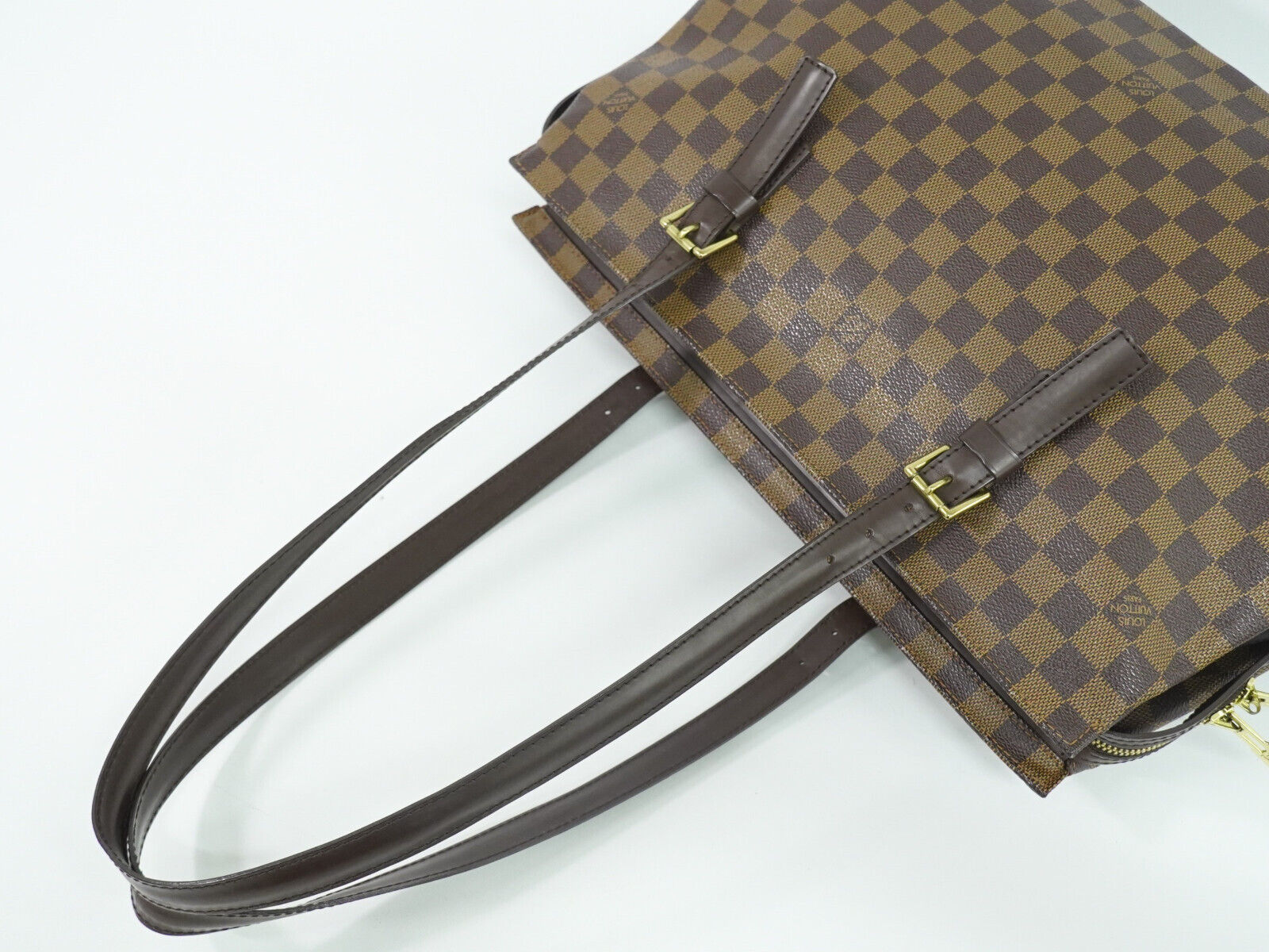 Louis Vuitton Chelsea, Brown, Canvas, tote