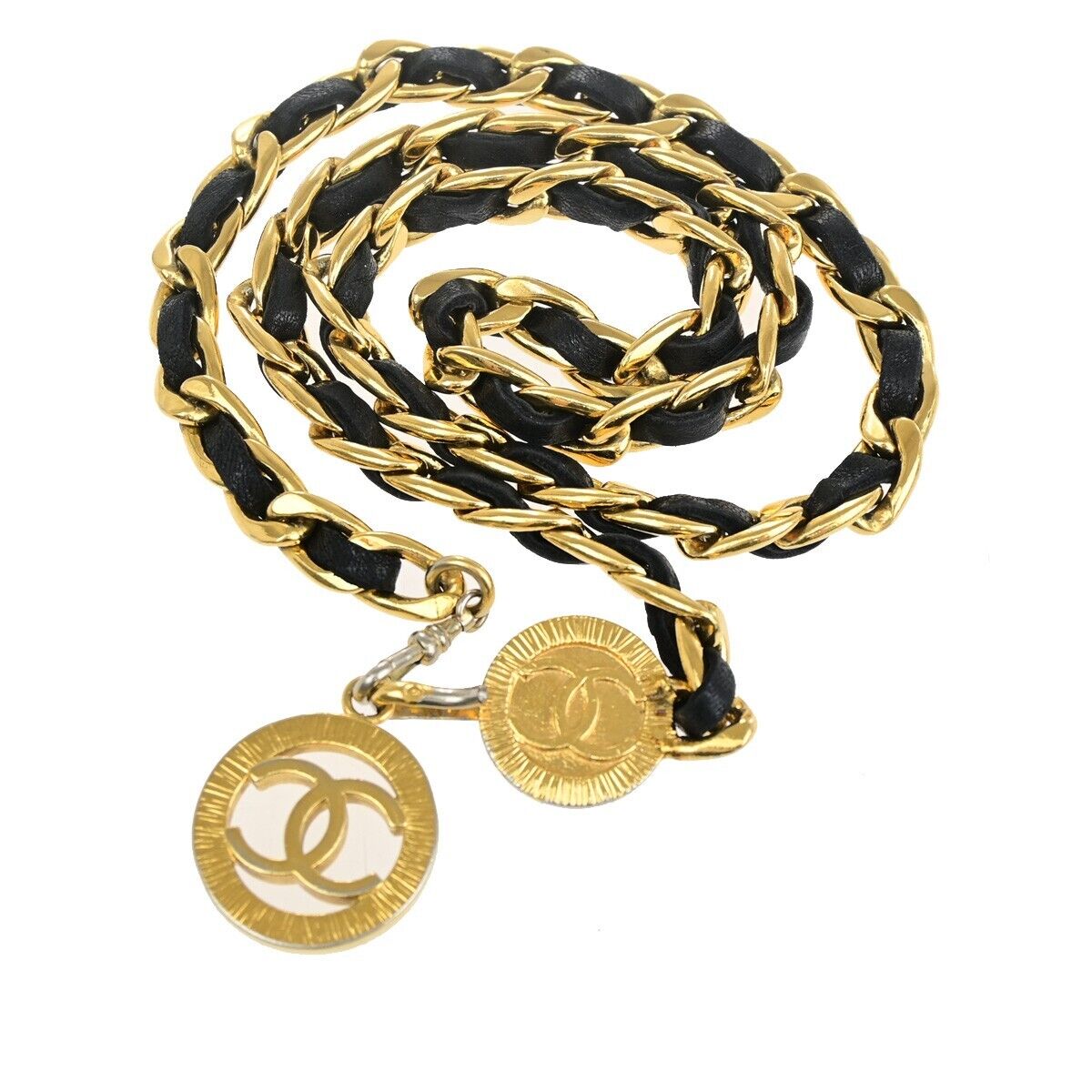 Chanel Coco Mark, Gold, Gold Plated, belt