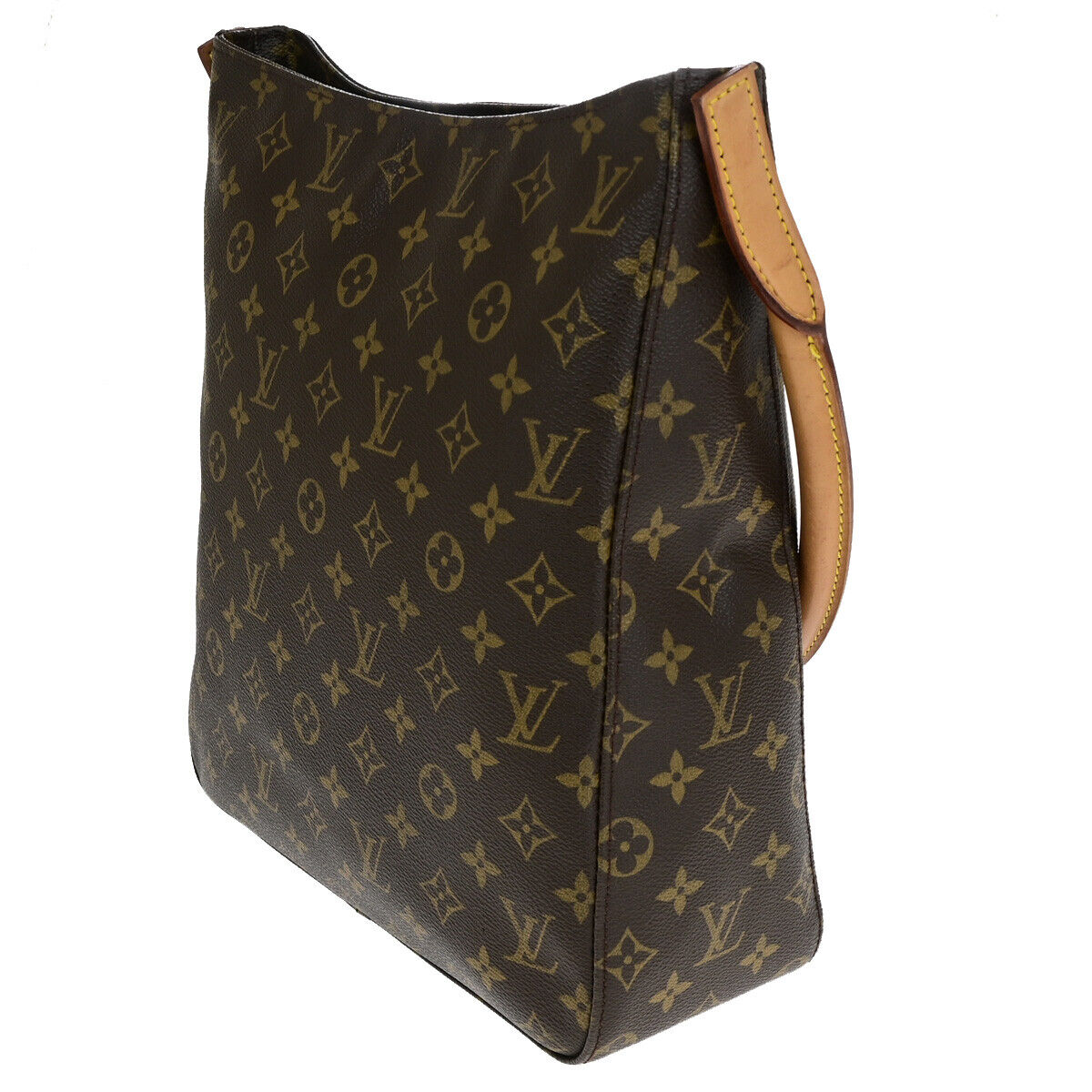 Louis Vuitton Looping GM, Brown, Canvas, shoulder