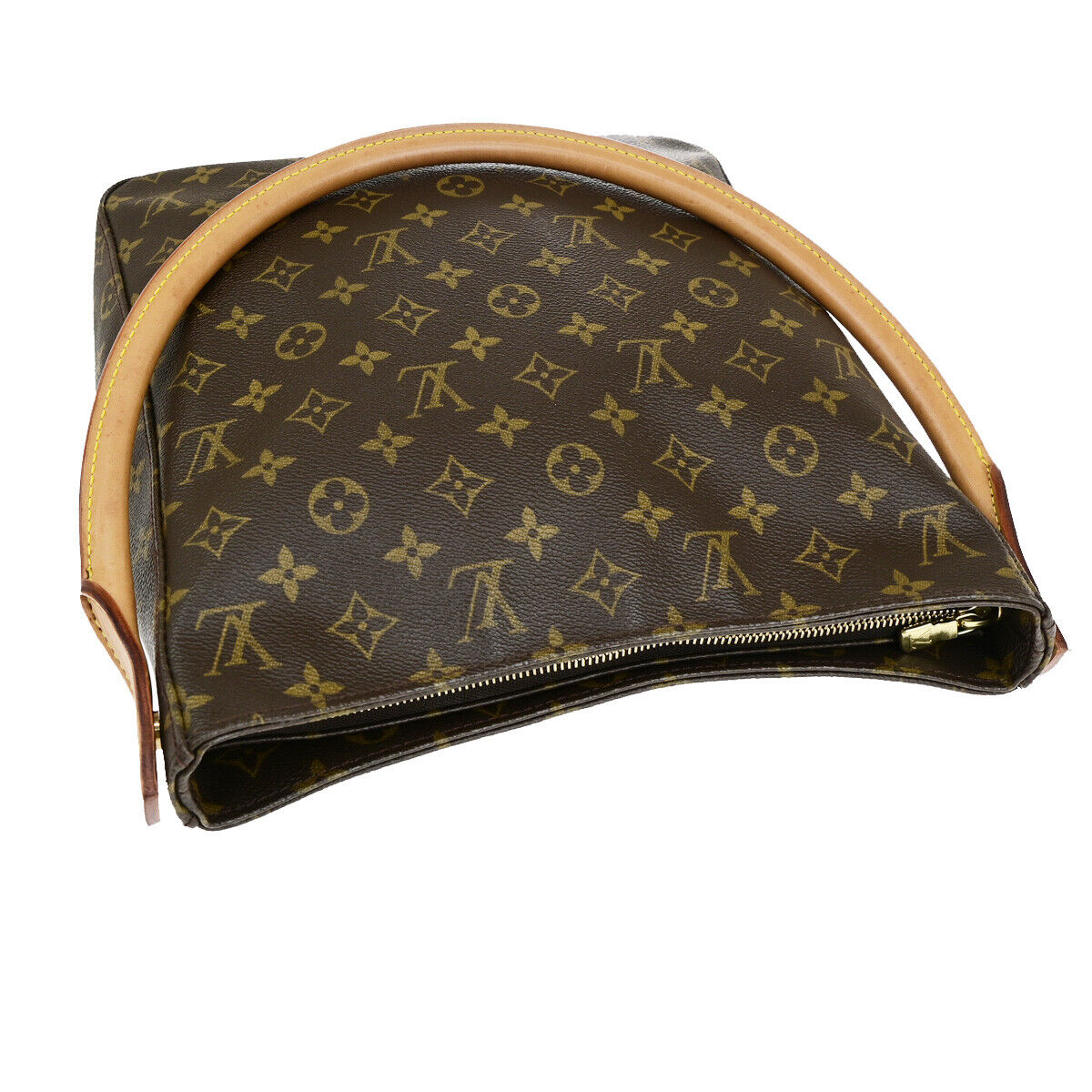 Louis Vuitton Looping GM, Brown, Canvas, shoulder