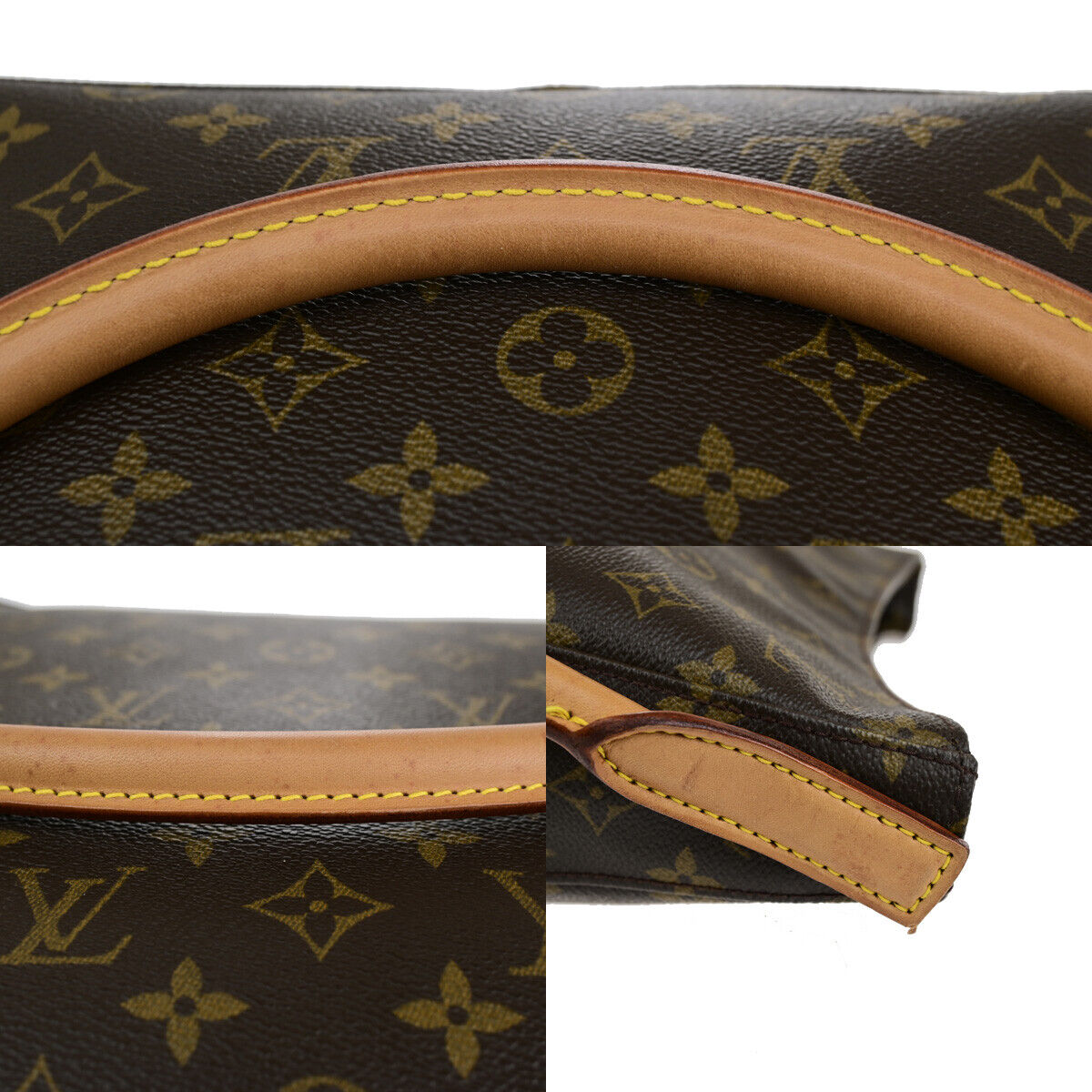 Louis Vuitton Looping GM, Brown, Canvas, shoulder