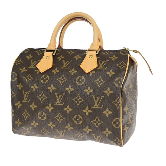 Louis Vuitton Speedy 25, Brown, Canvas, handbag