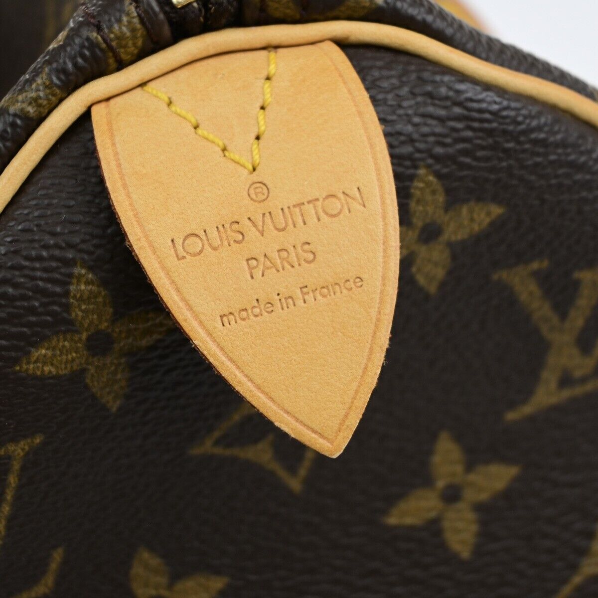 Louis Vuitton Speedy 25, Brown, Canvas, handbag