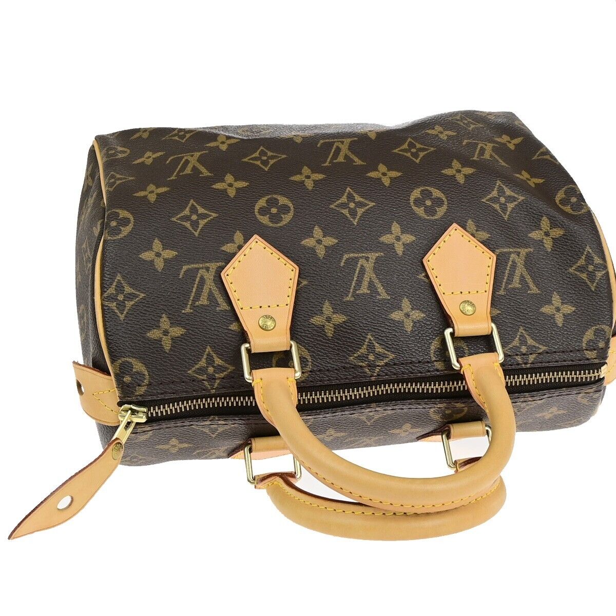 Louis Vuitton Speedy 25, Brown, Canvas, handbag