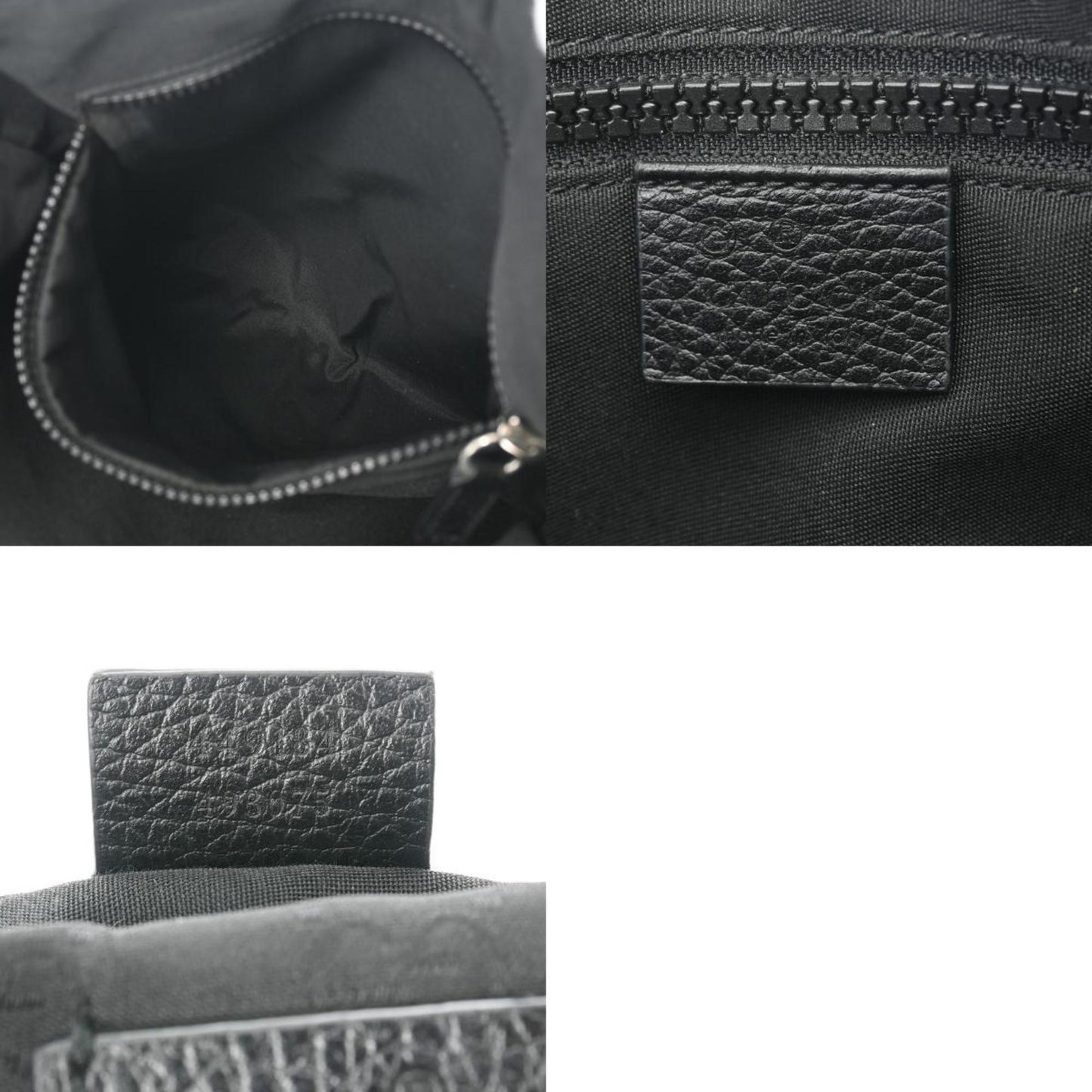 Gucci GG canvas, Black, Canvas, shoulder