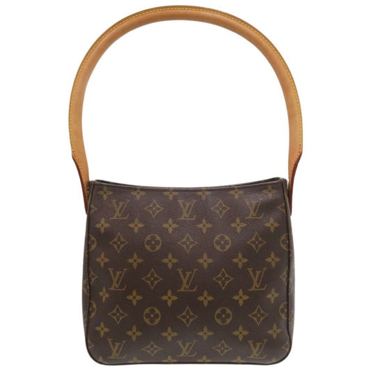 Louis Vuitton Looping MM, Brown, Canvas, shoulder