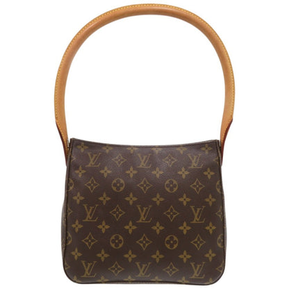 Louis Vuitton Looping MM, Brown, Canvas, shoulder