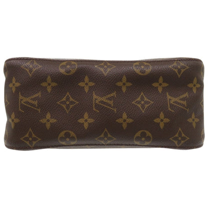 Louis Vuitton Looping MM, Brown, Canvas, shoulder