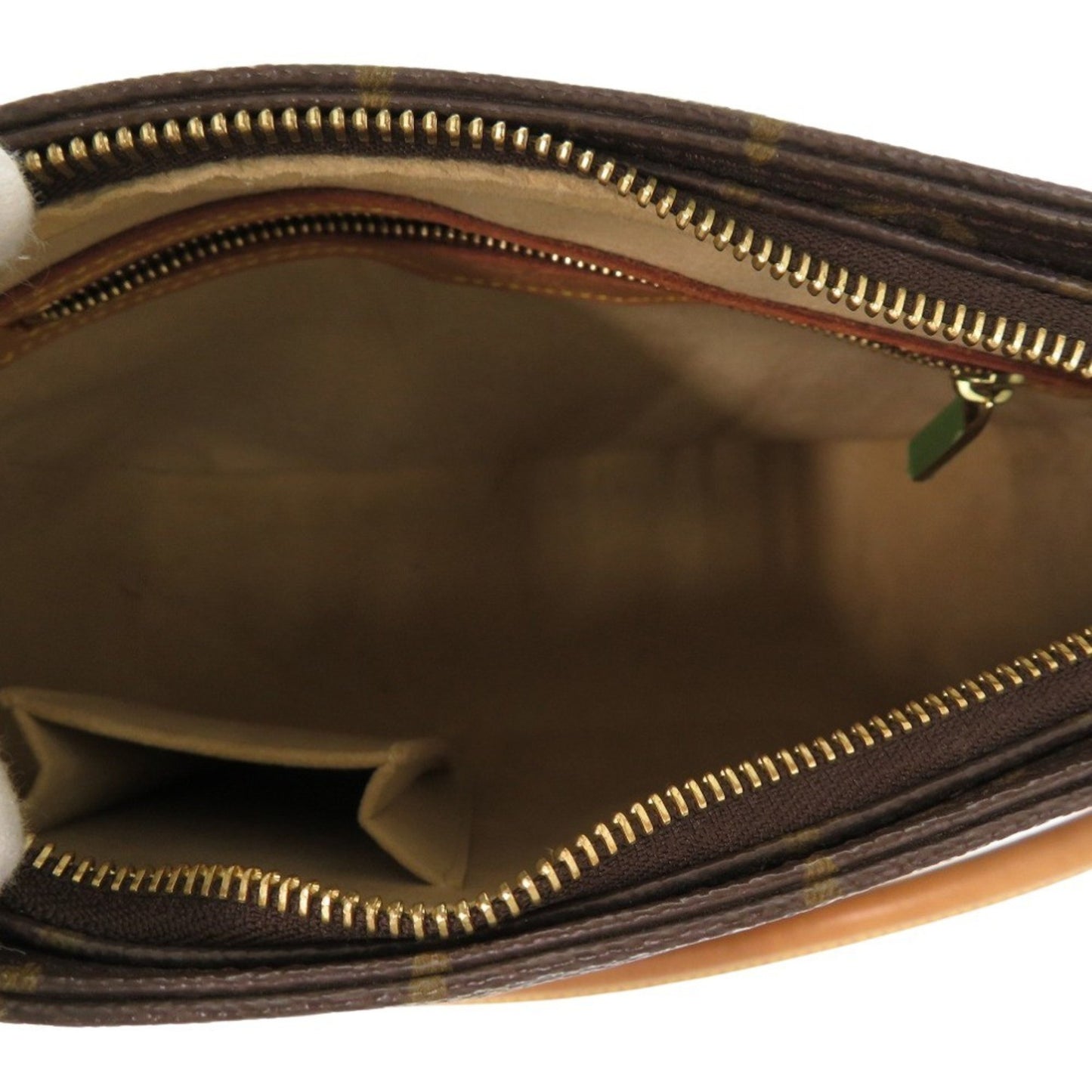Louis Vuitton Looping MM, Brown, Canvas, shoulder