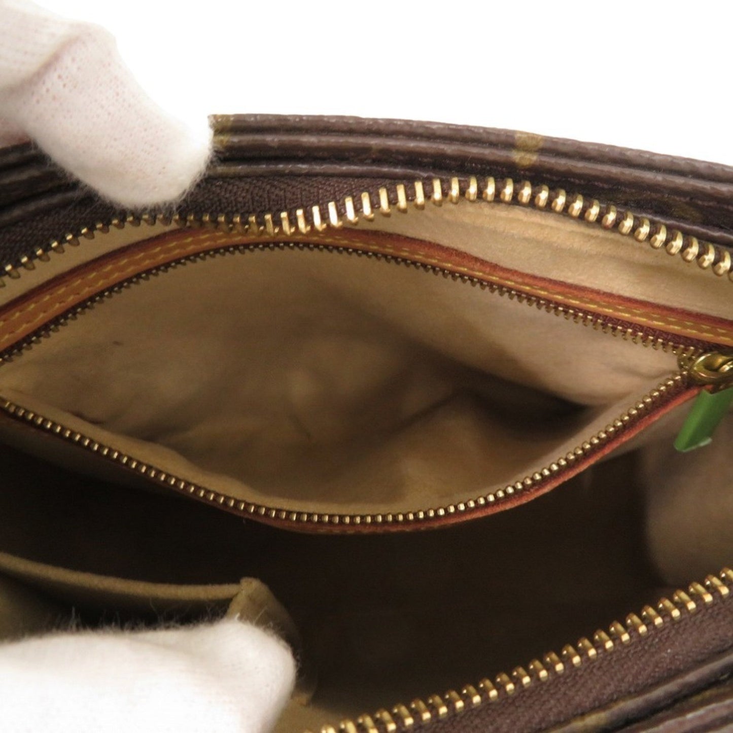 Louis Vuitton Looping MM, Brown, Canvas, shoulder
