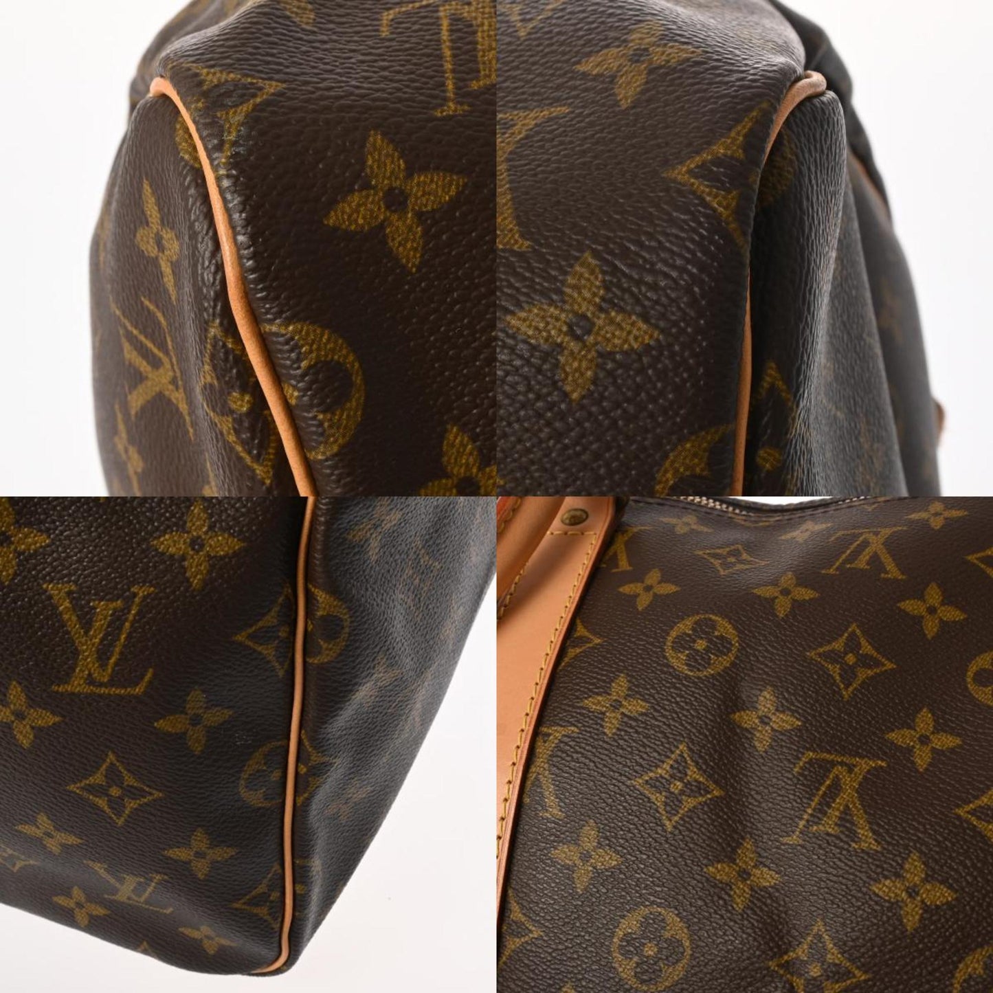 Louis Vuitton Keepall 55, Brown, Canvas, travel