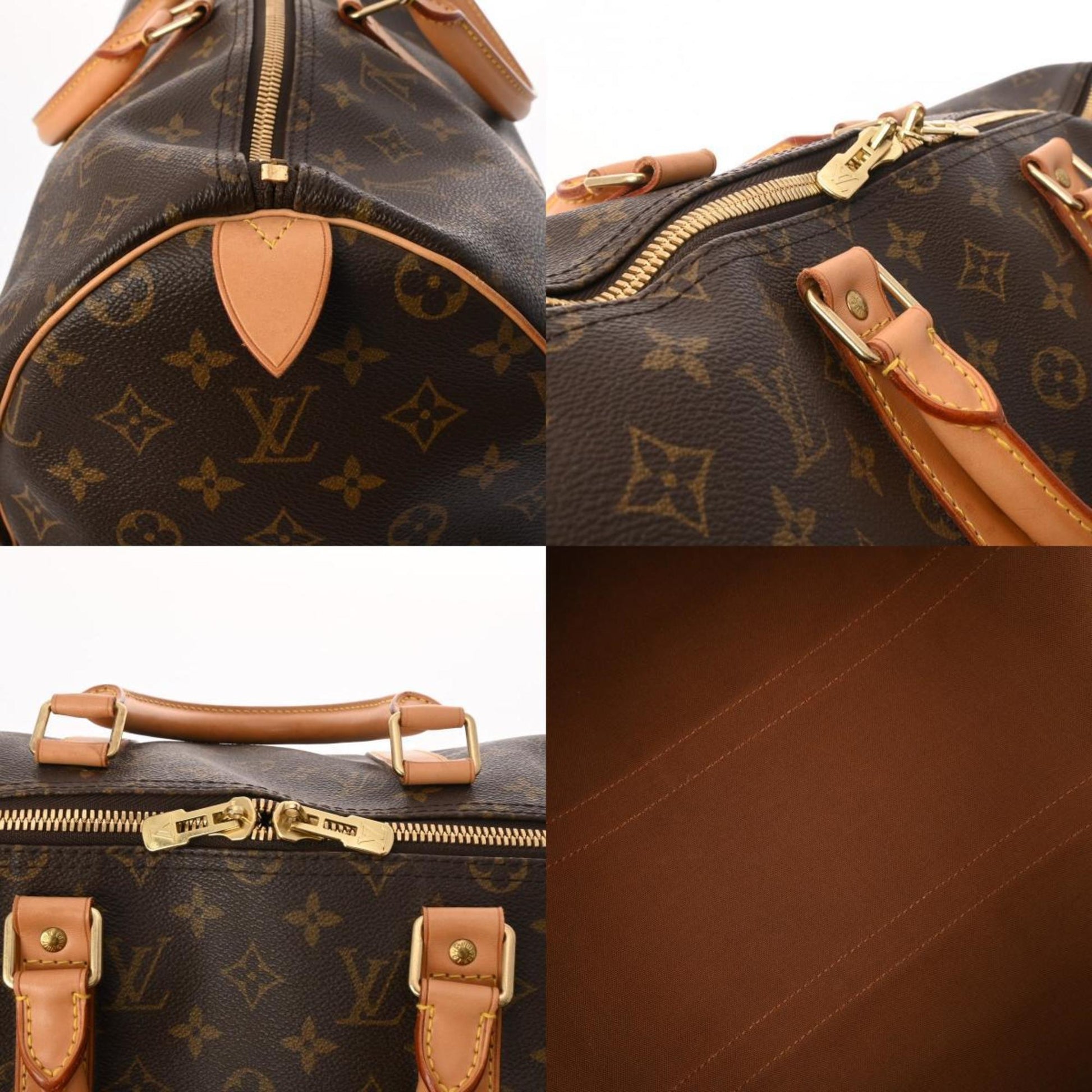 Louis Vuitton Keepall 50, Brown, Canvas, travel