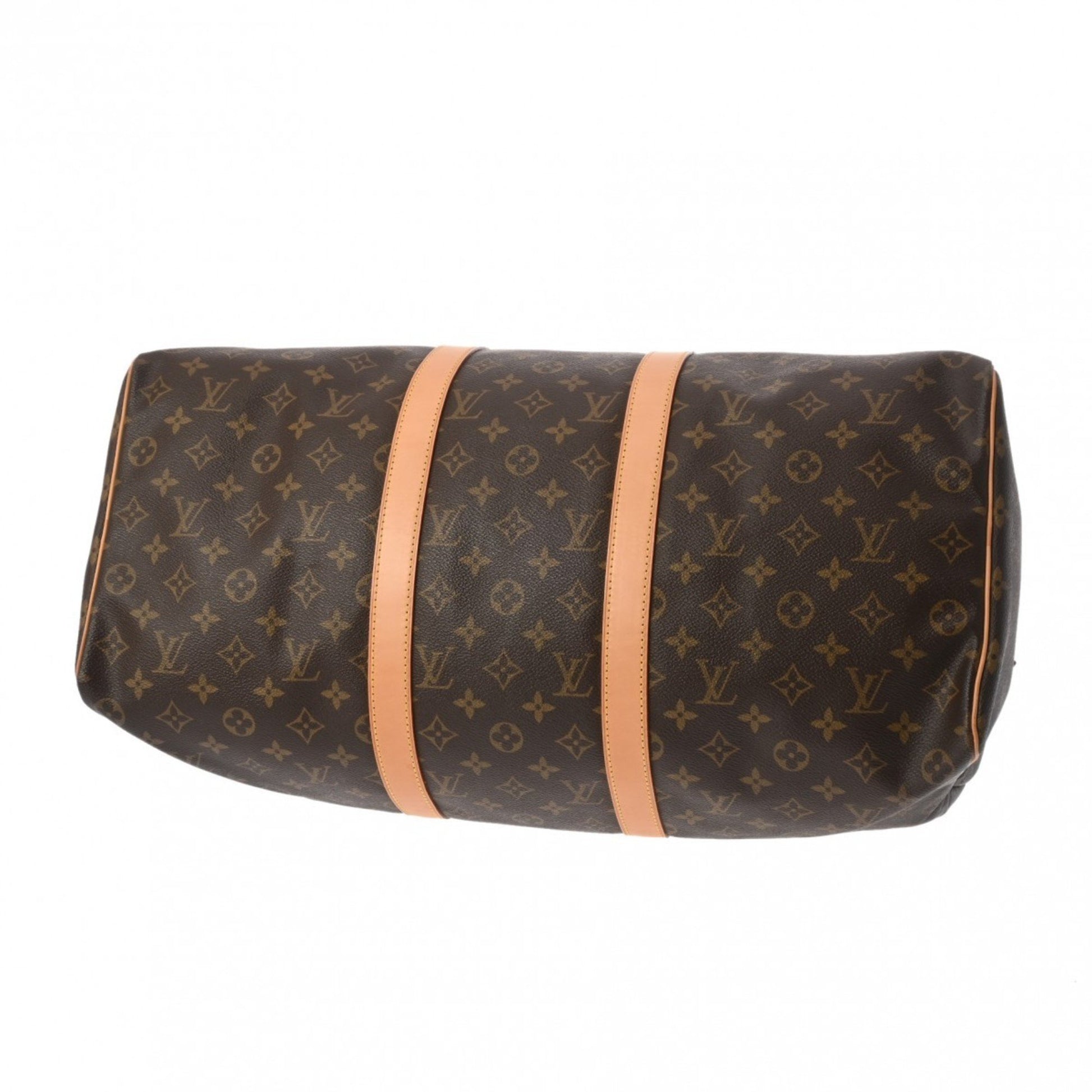 Louis Vuitton Keepall 50, Brown, Canvas, travel