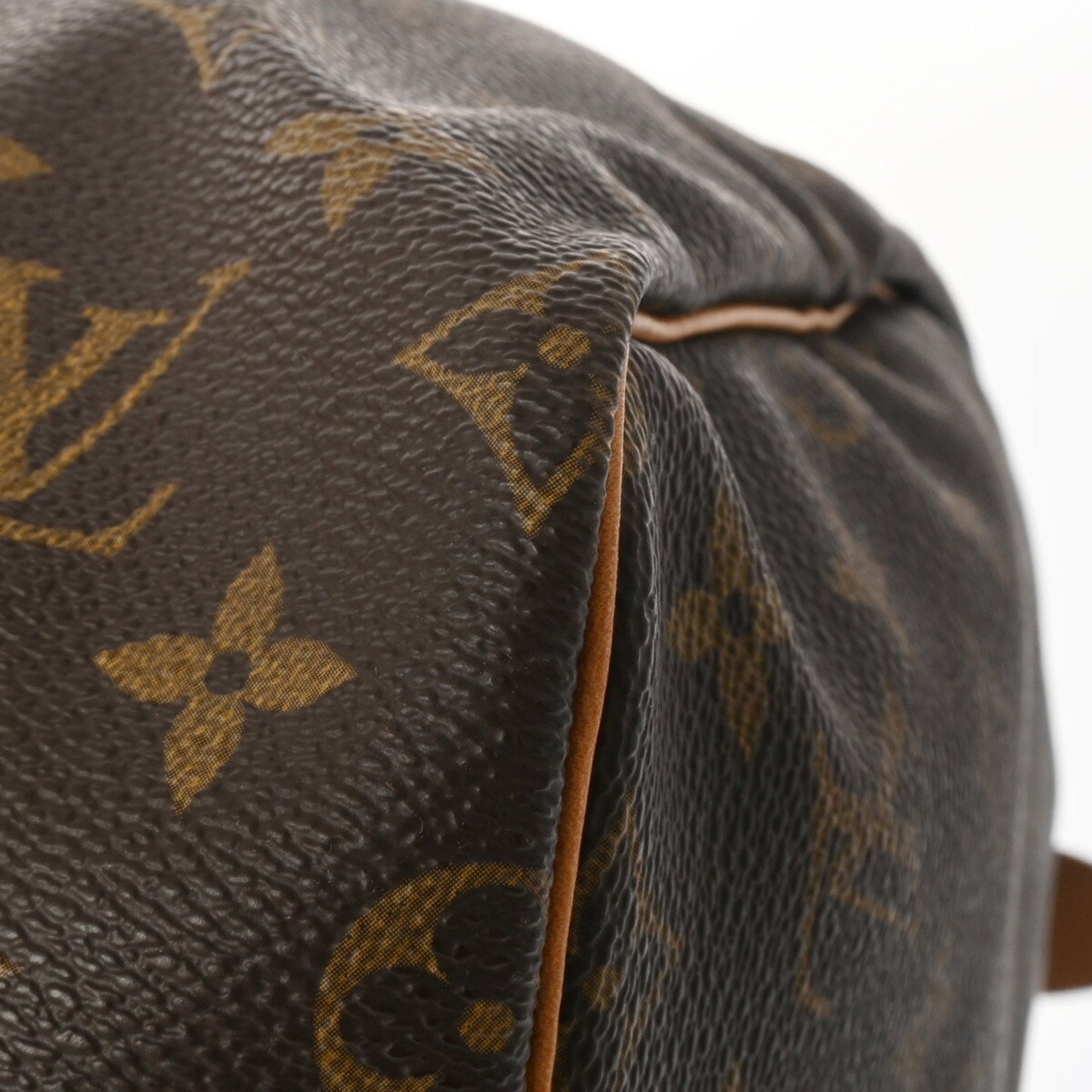 Louis Vuitton Keepall 55, Brown, Canvas, travel