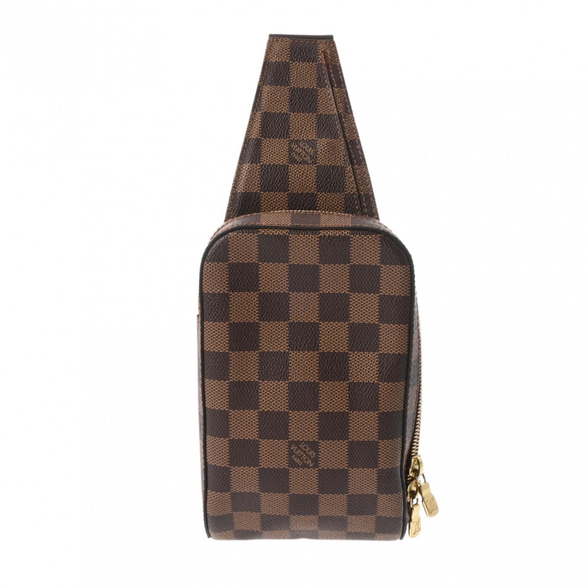 Louis Vuitton Geronimo, Brown, Canvas, clutch