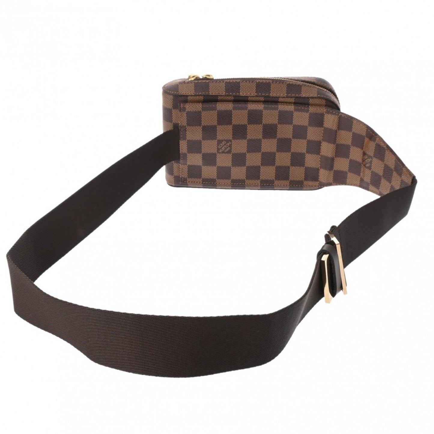 Louis Vuitton Geronimo, Brown, Canvas, clutch