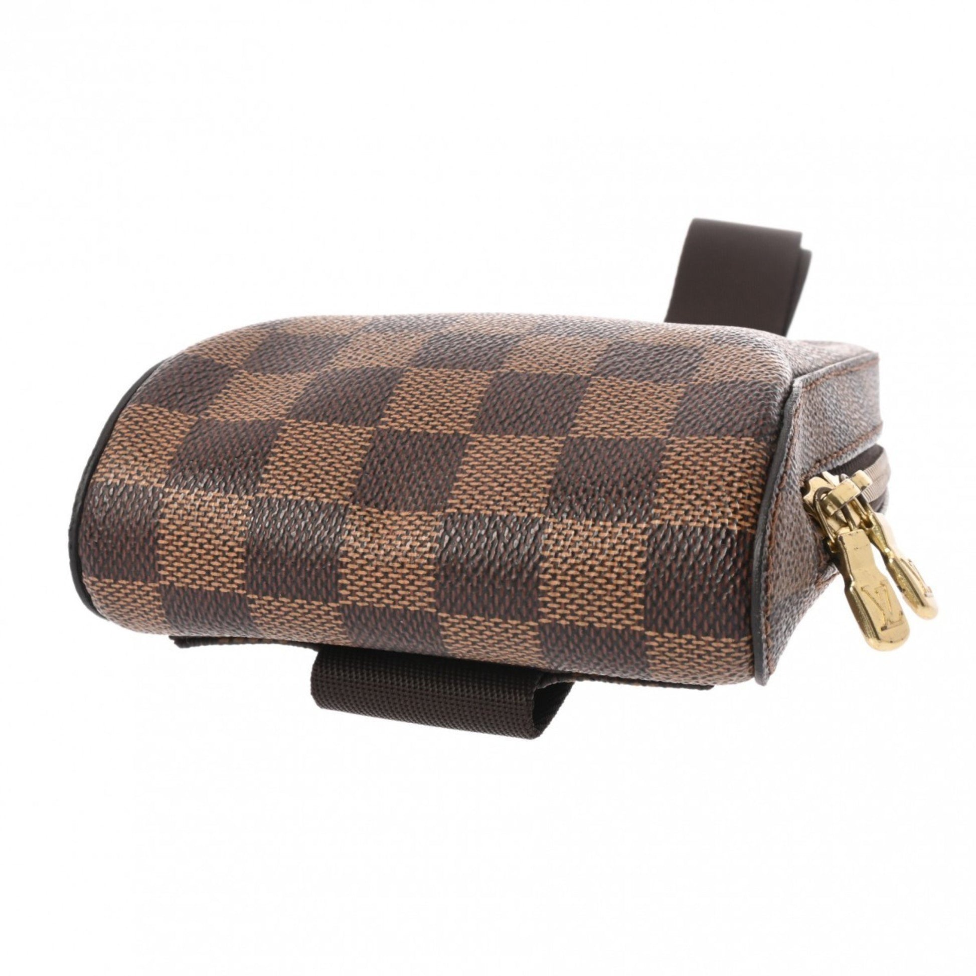 Louis Vuitton Geronimo, Brown, Canvas, clutch