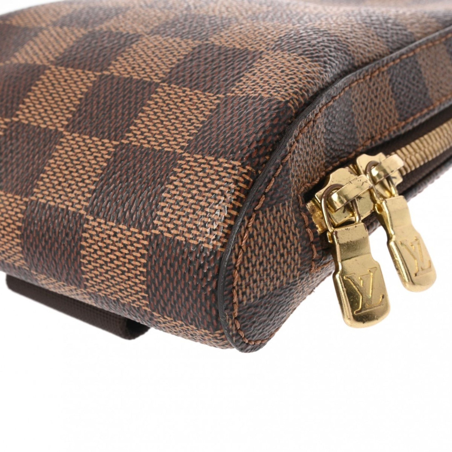 Louis Vuitton Geronimo, Brown, Canvas, clutch