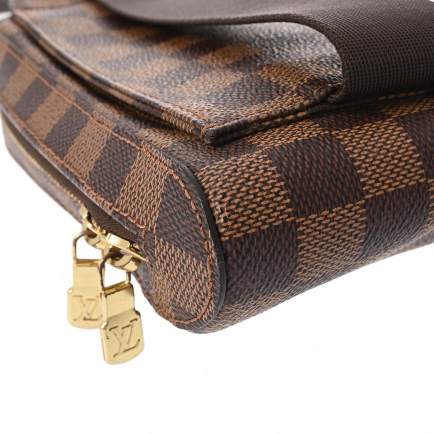 Louis Vuitton Geronimo, Brown, Canvas, clutch