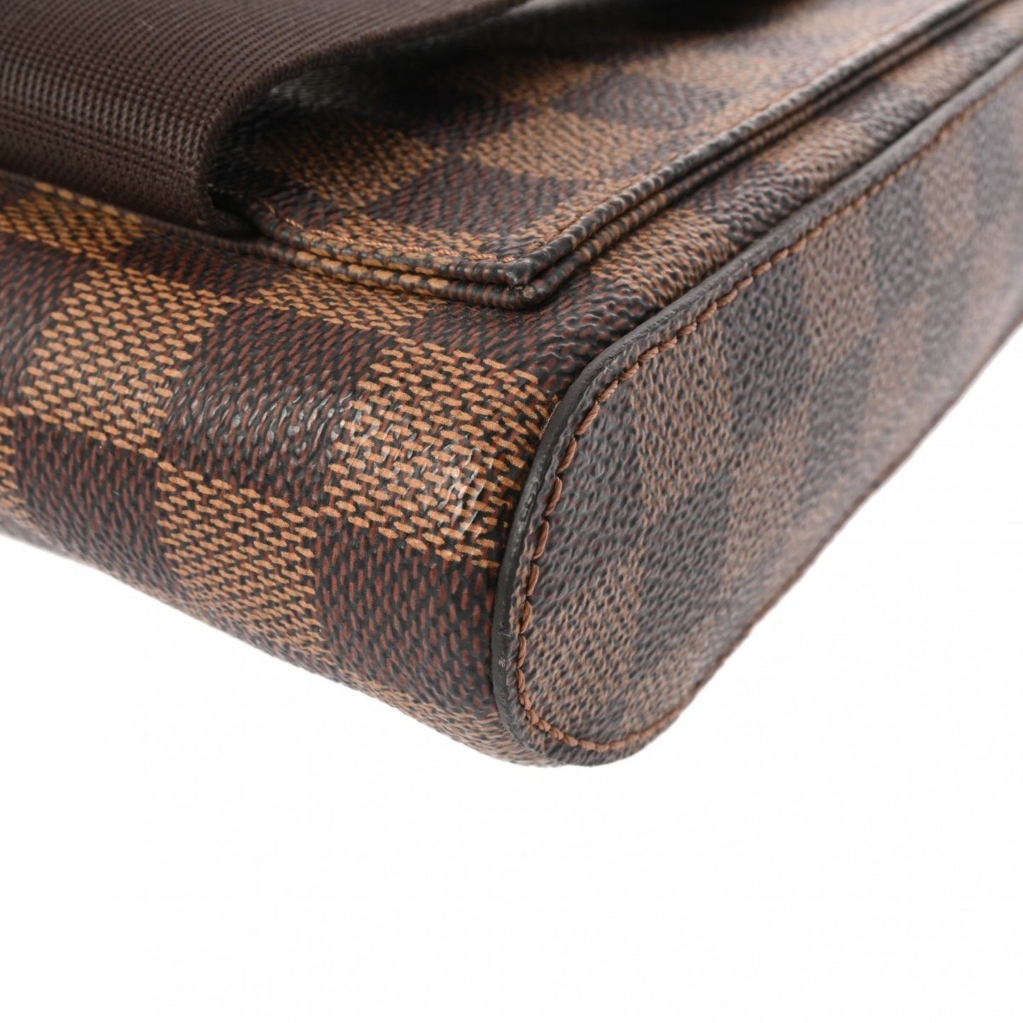 Louis Vuitton Geronimo, Brown, Canvas, clutch