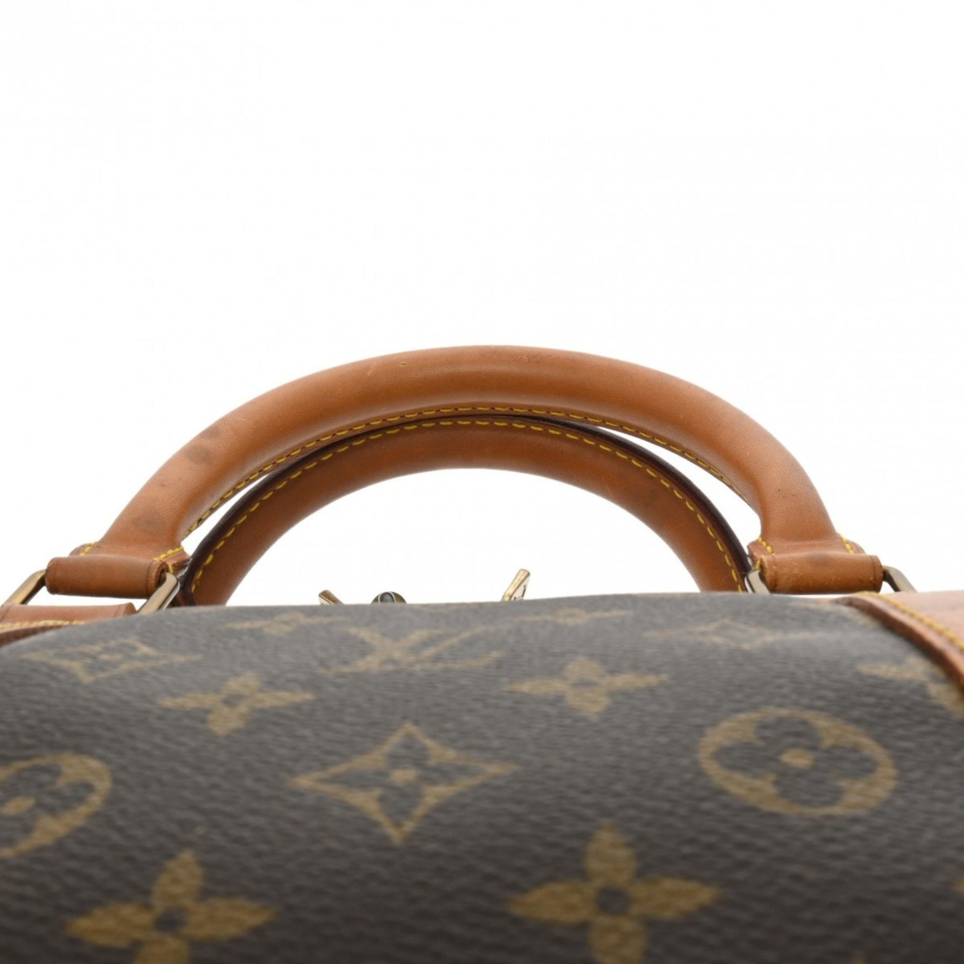 Louis Vuitton Keepall Bandoulière 60, Brown, Canvas, travel