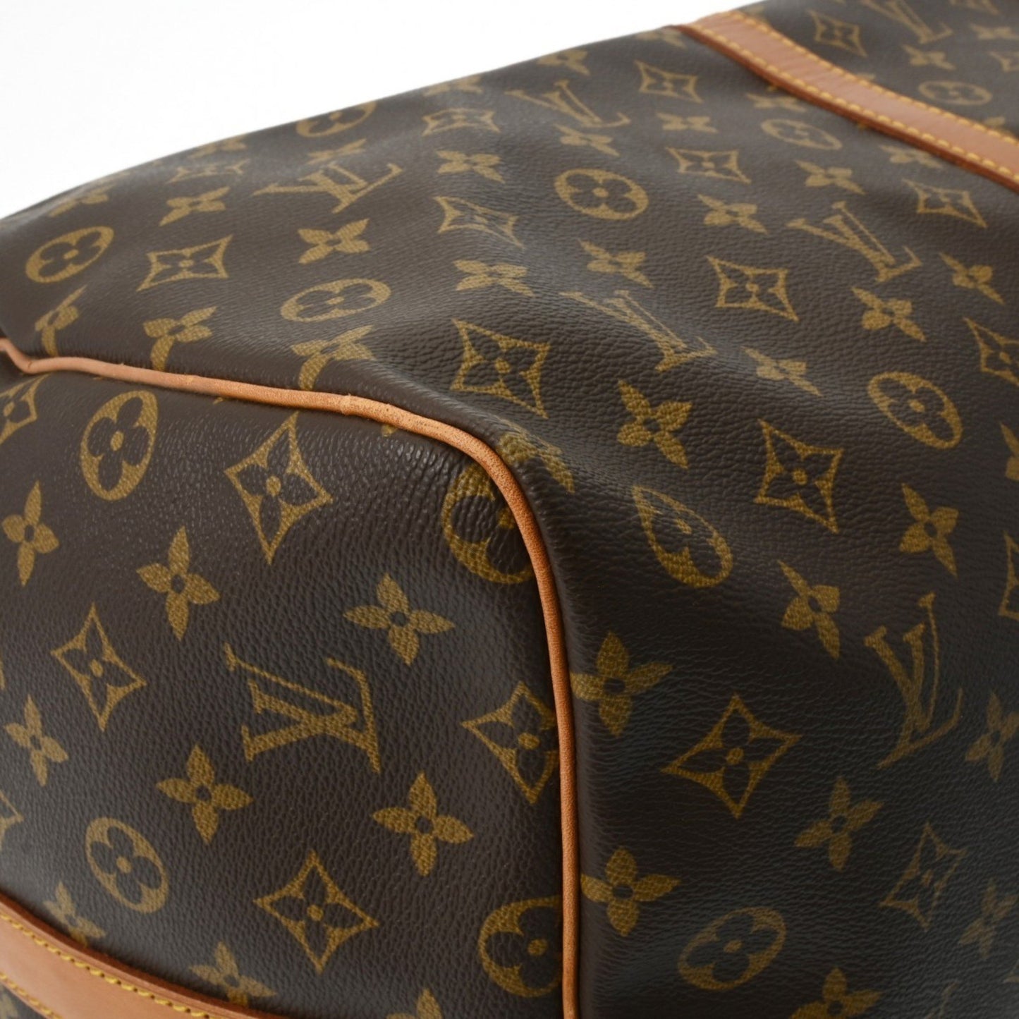 Louis Vuitton Keepall Bandoulière 60, Brown, Canvas, travel