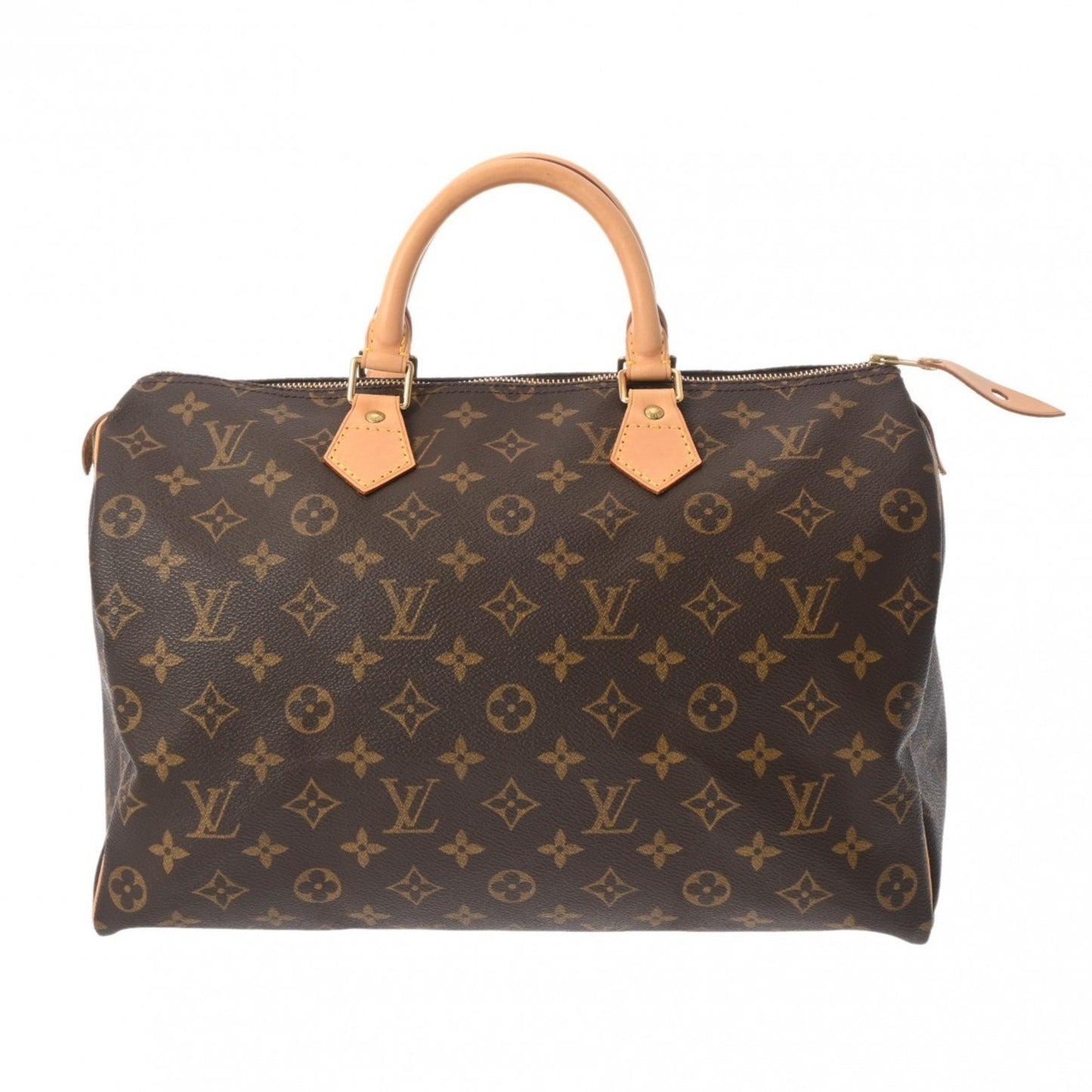 Louis Vuitton Speedy 35, Brown, Canvas, handbag