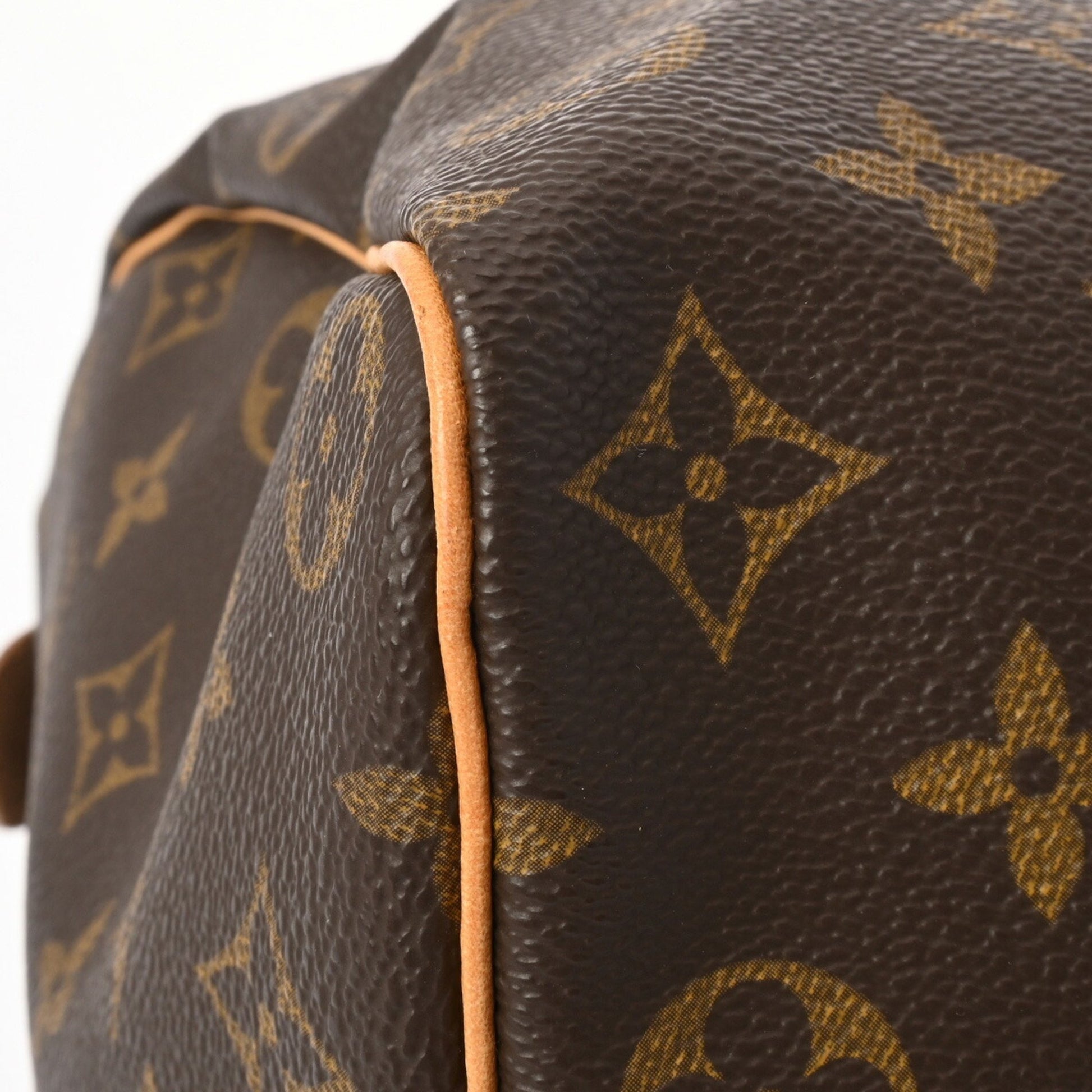 Louis Vuitton Speedy 35, Brown, Canvas, handbag