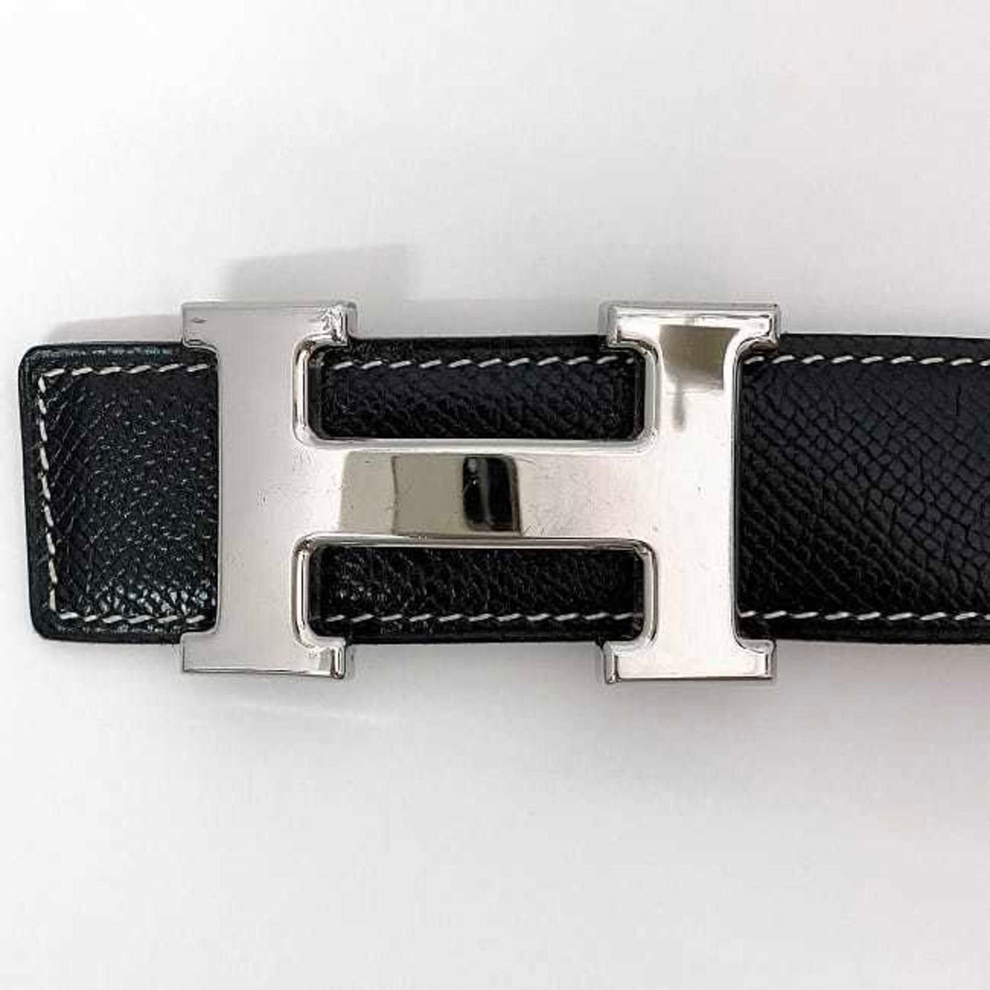 Hermès Constance, Black, Leather, belt