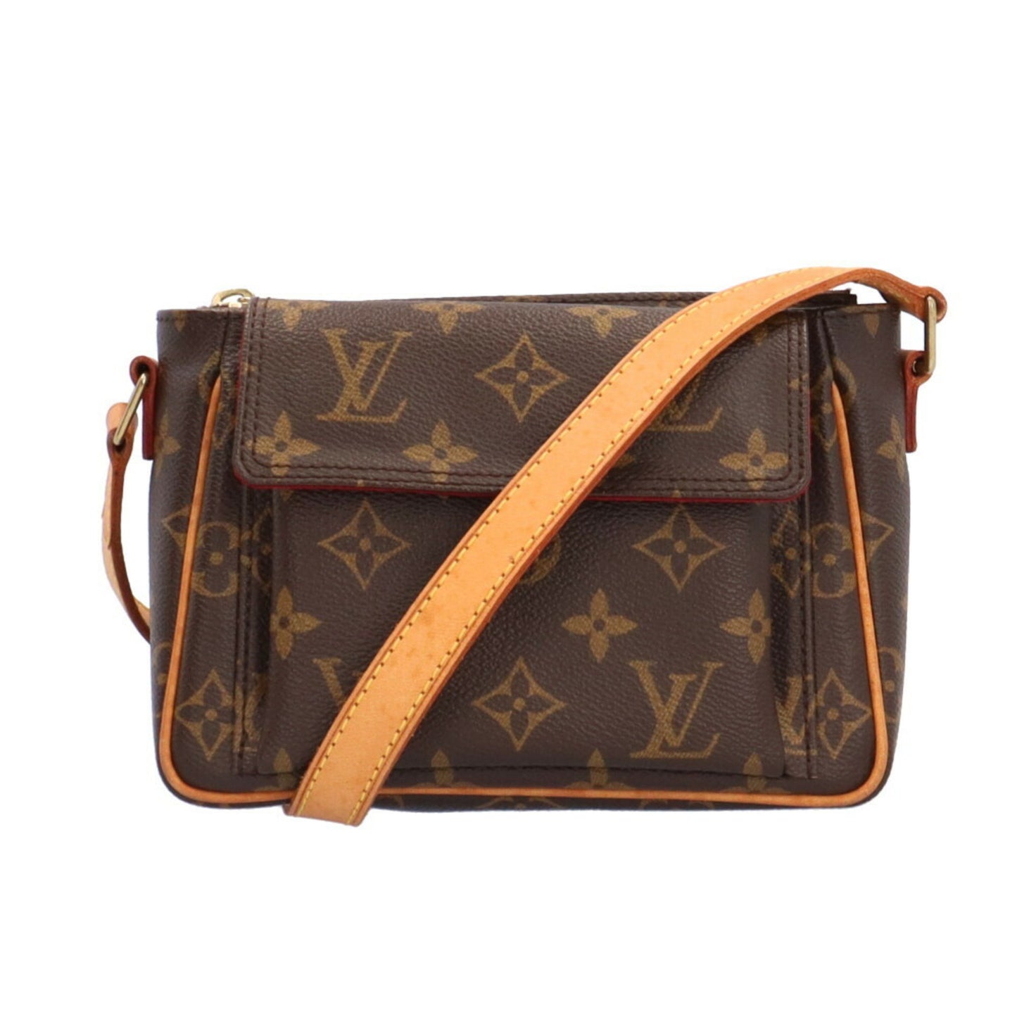 Louis Vuitton Viva Cité, Brown, Canvas, shoulder