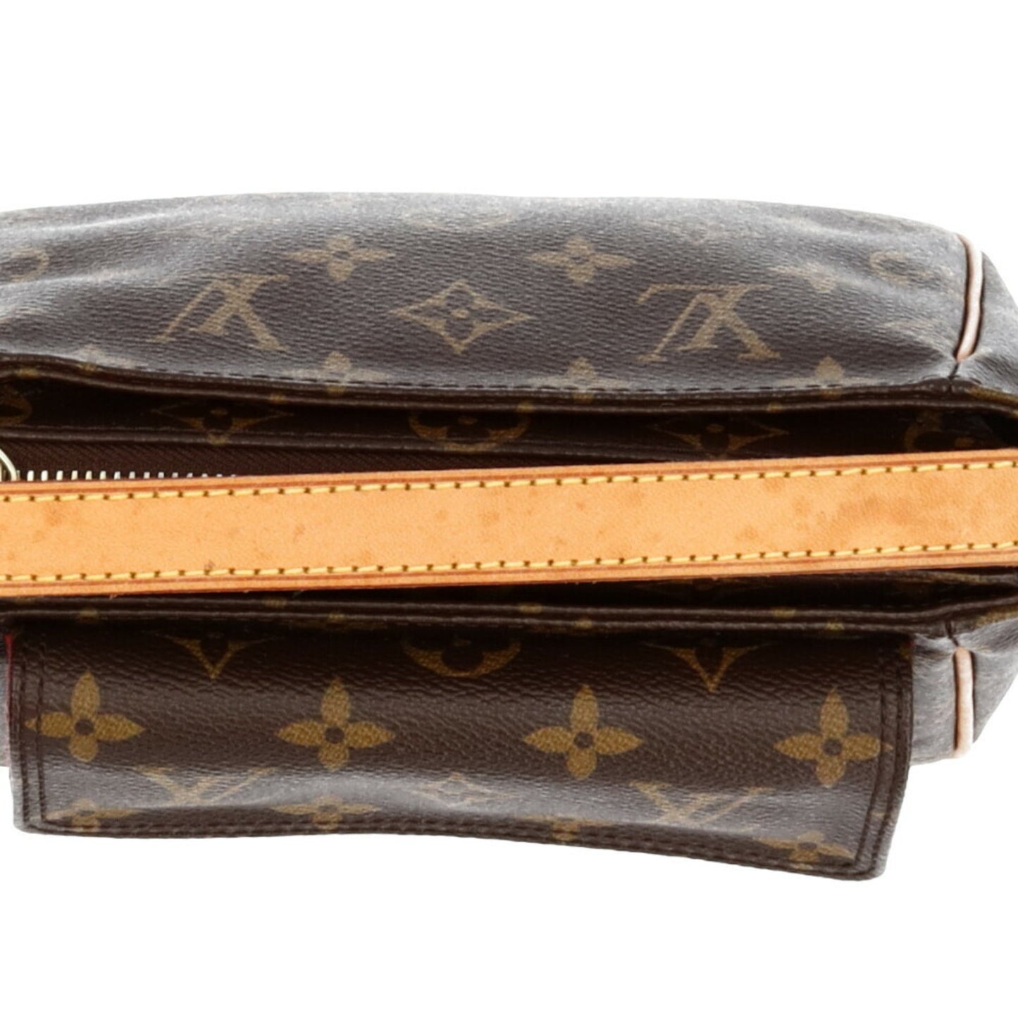 Louis Vuitton Viva Cité, Brown, Canvas, shoulder