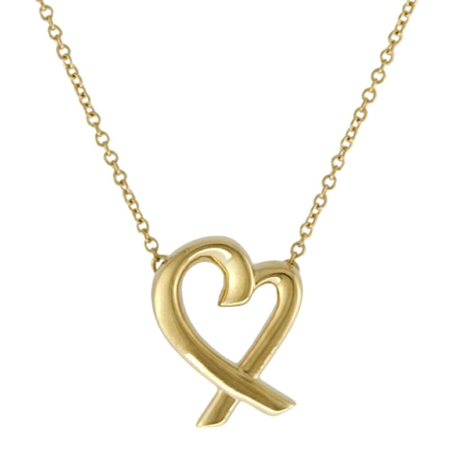 Tiffany & Co Loving heart, Gold, Yellow Gold, necklace