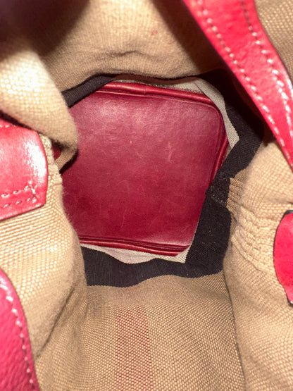 Burberry Ashby House Check Canvas, Beige, Canvas, Handbag