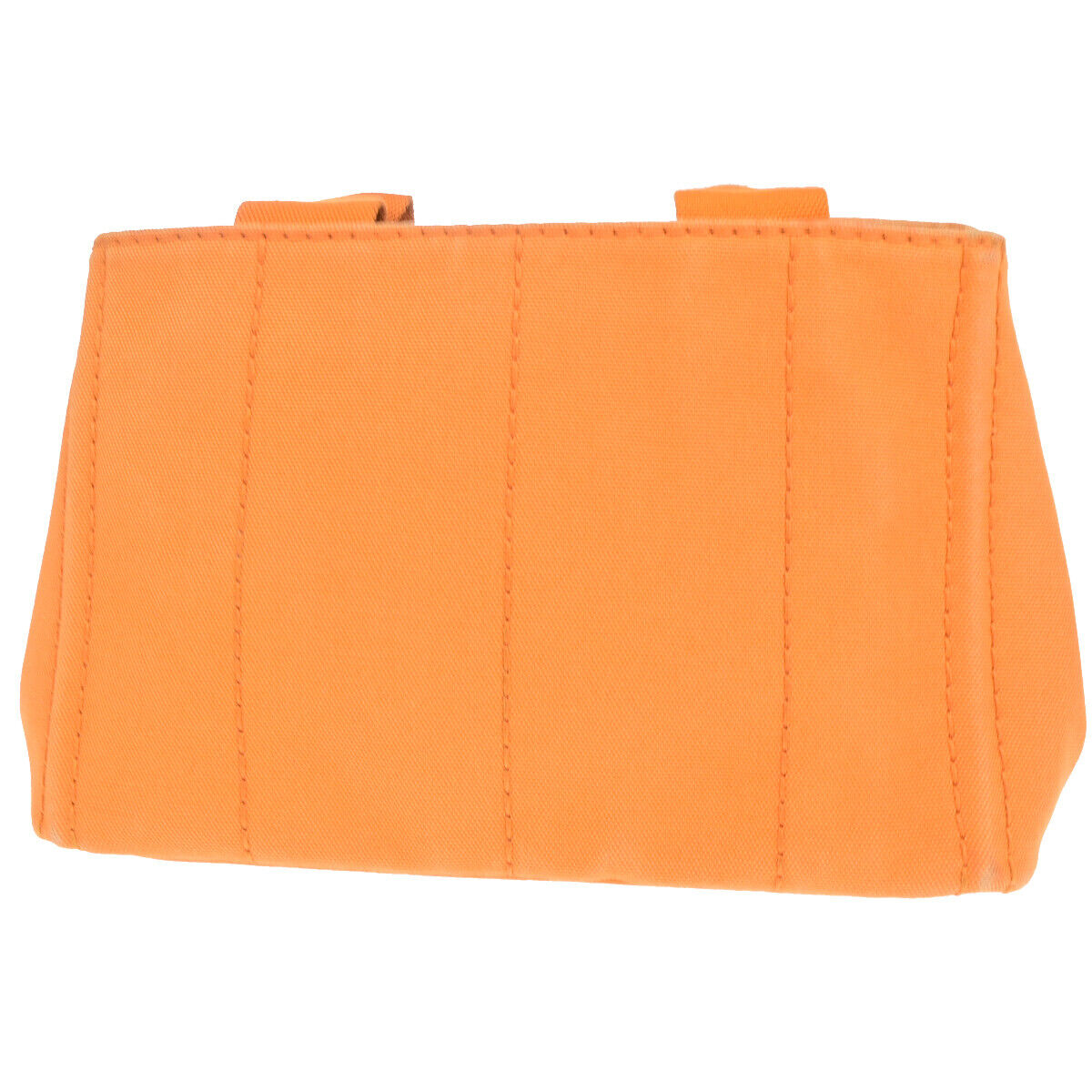 Prada Canapa, Orange, Canvas, handbag