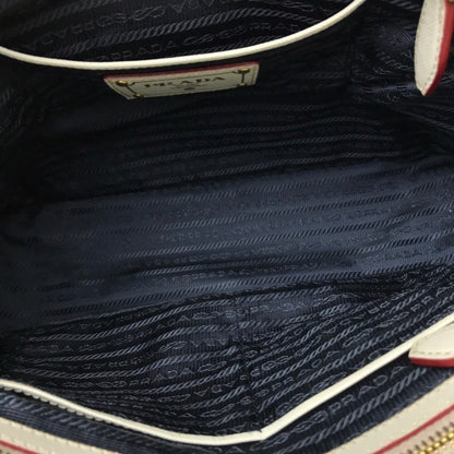 Prada Galleria, Blue, Denim - Jeans, handbag