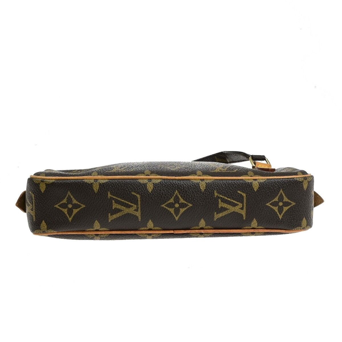 Louis Vuitton Marly, Brown, Canvas, shoulder