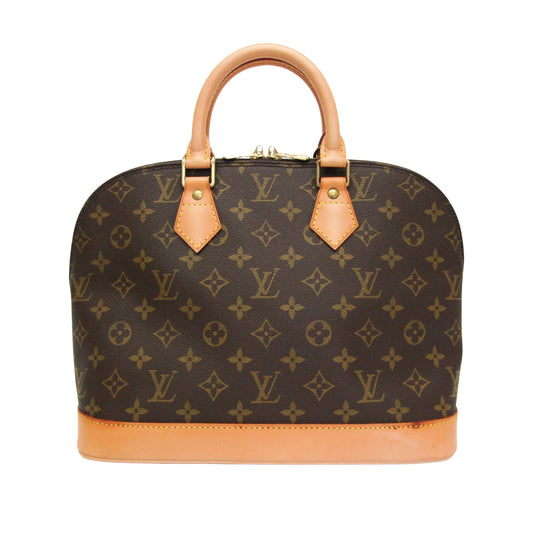 Louis Vuitton Alma, Brown, Canvas, handbag